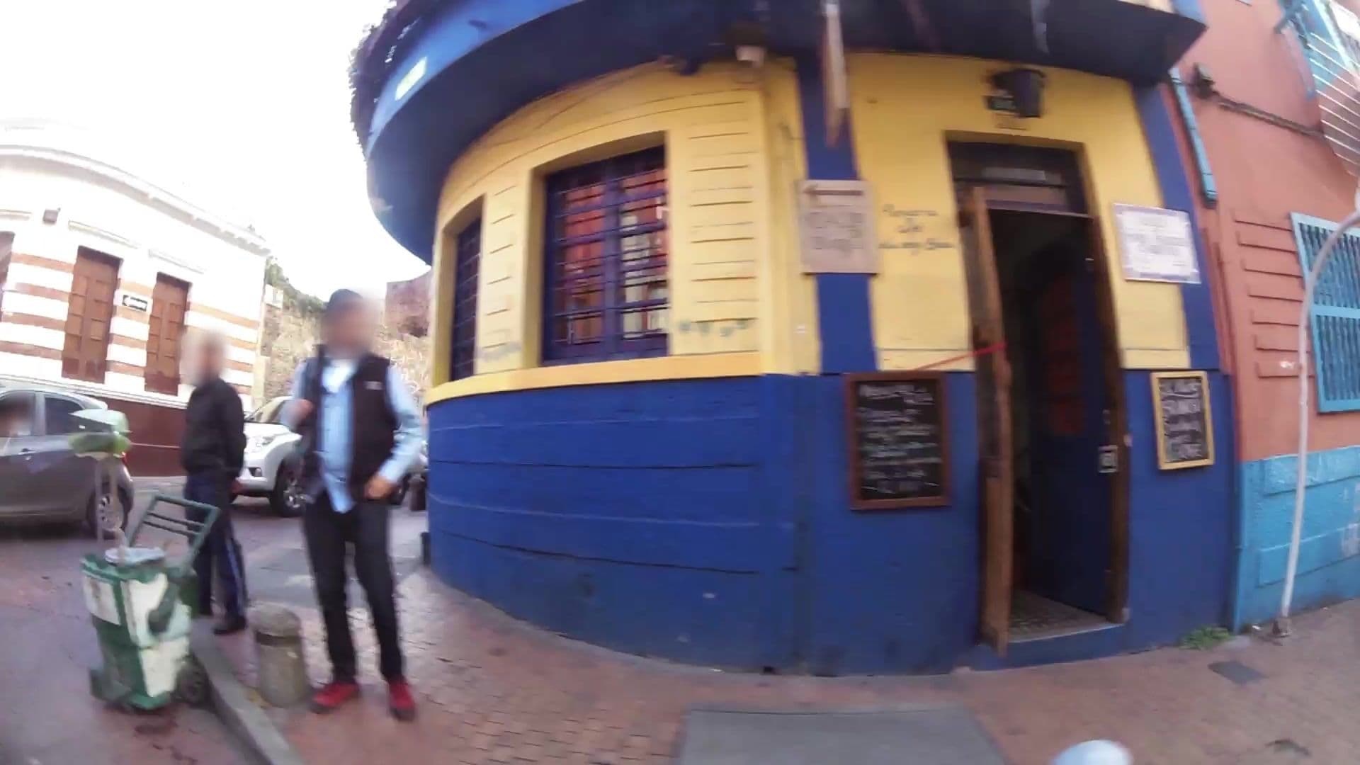 Street view near Casa Deco, Bogotá
