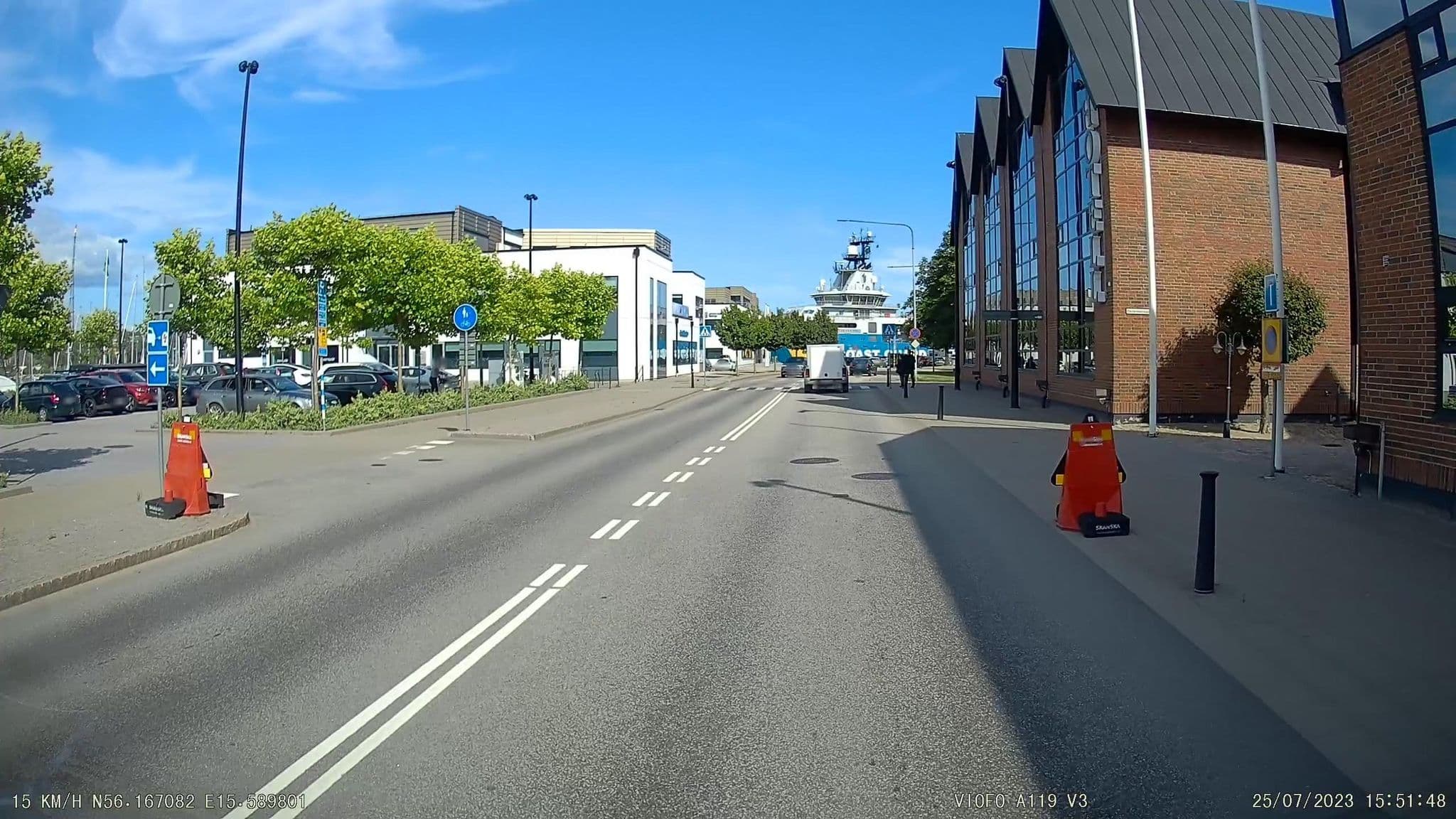 Street view near Park Inn Karlskrona, Karlskrona — © alexander2010 (CC BY-SA · Mapillary)