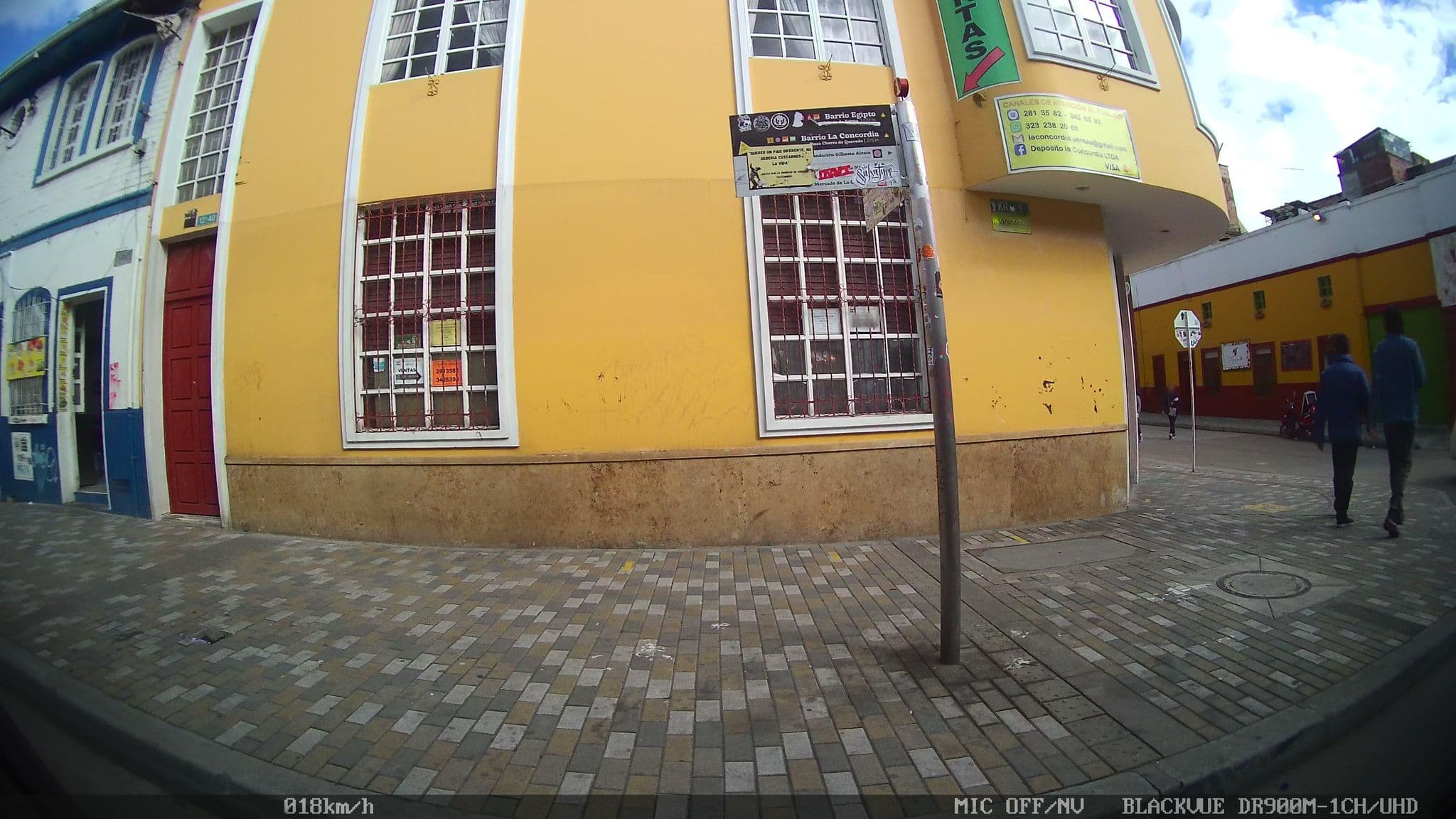 Street view near Hostal Casu, Bogotá