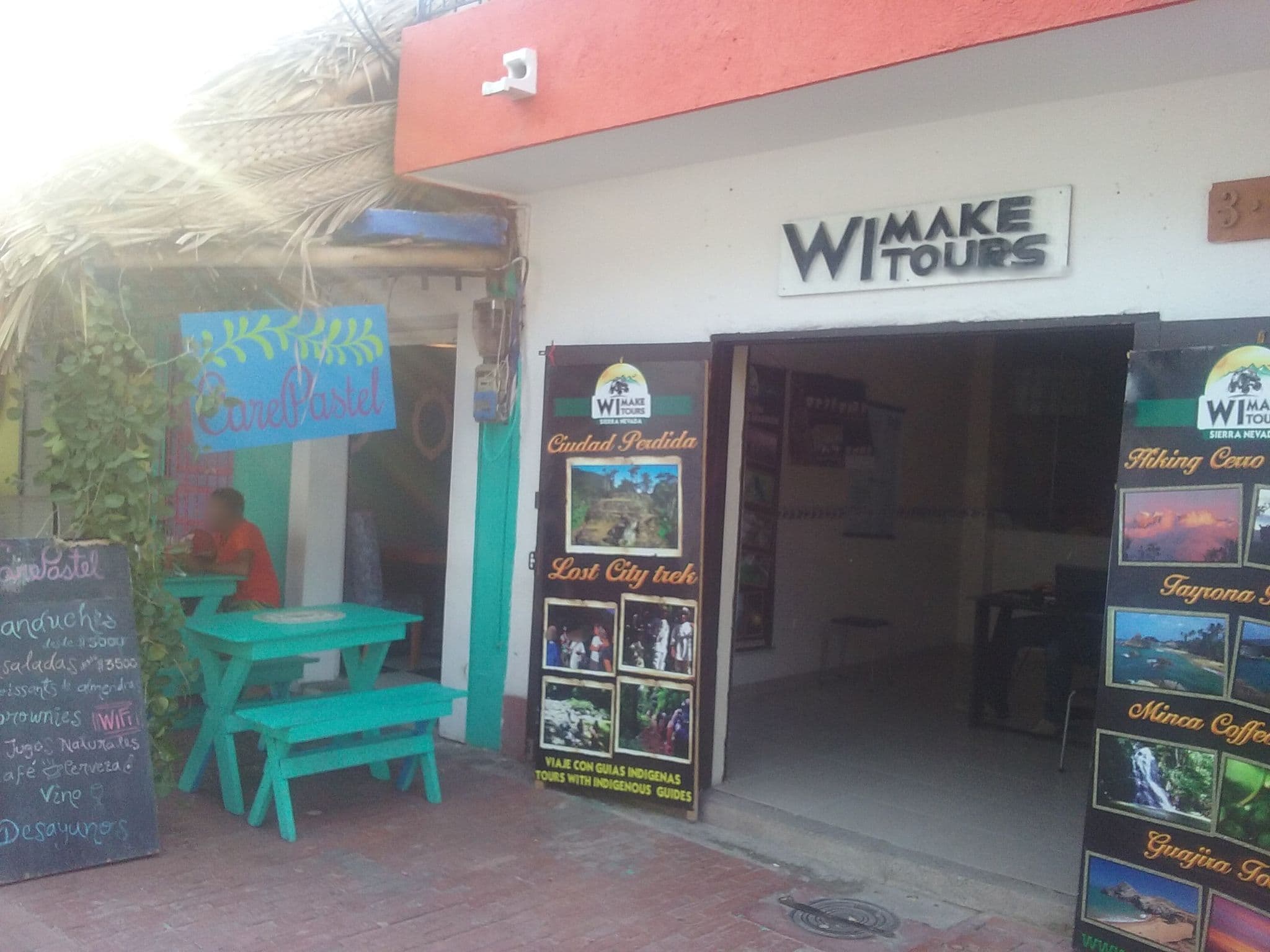 Street view near Casa Cartagena, Santa Marta