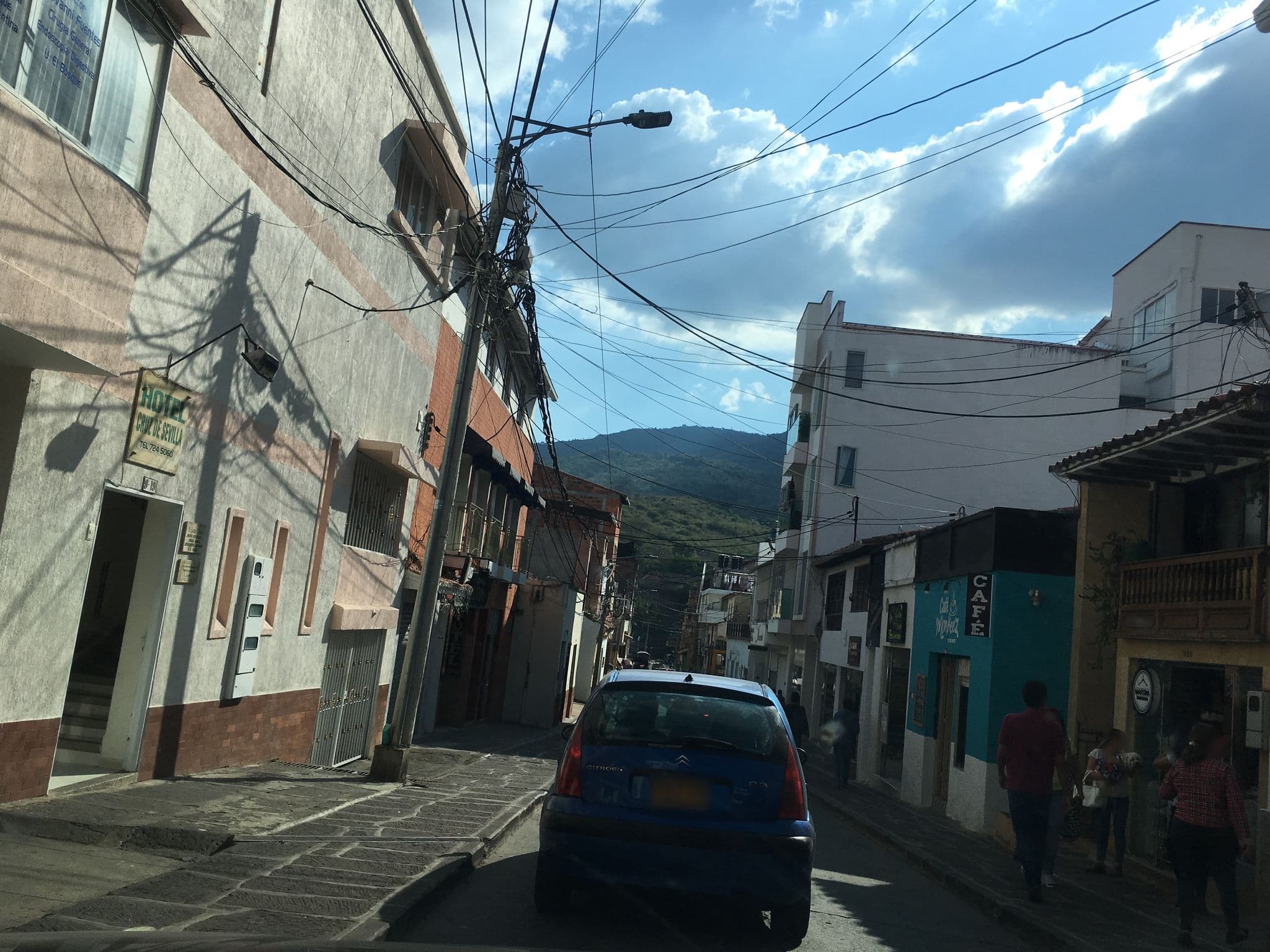 Street view near Cruz de Sevilla, San Gil — © nicovargas (CC BY-SA · Mapillary)