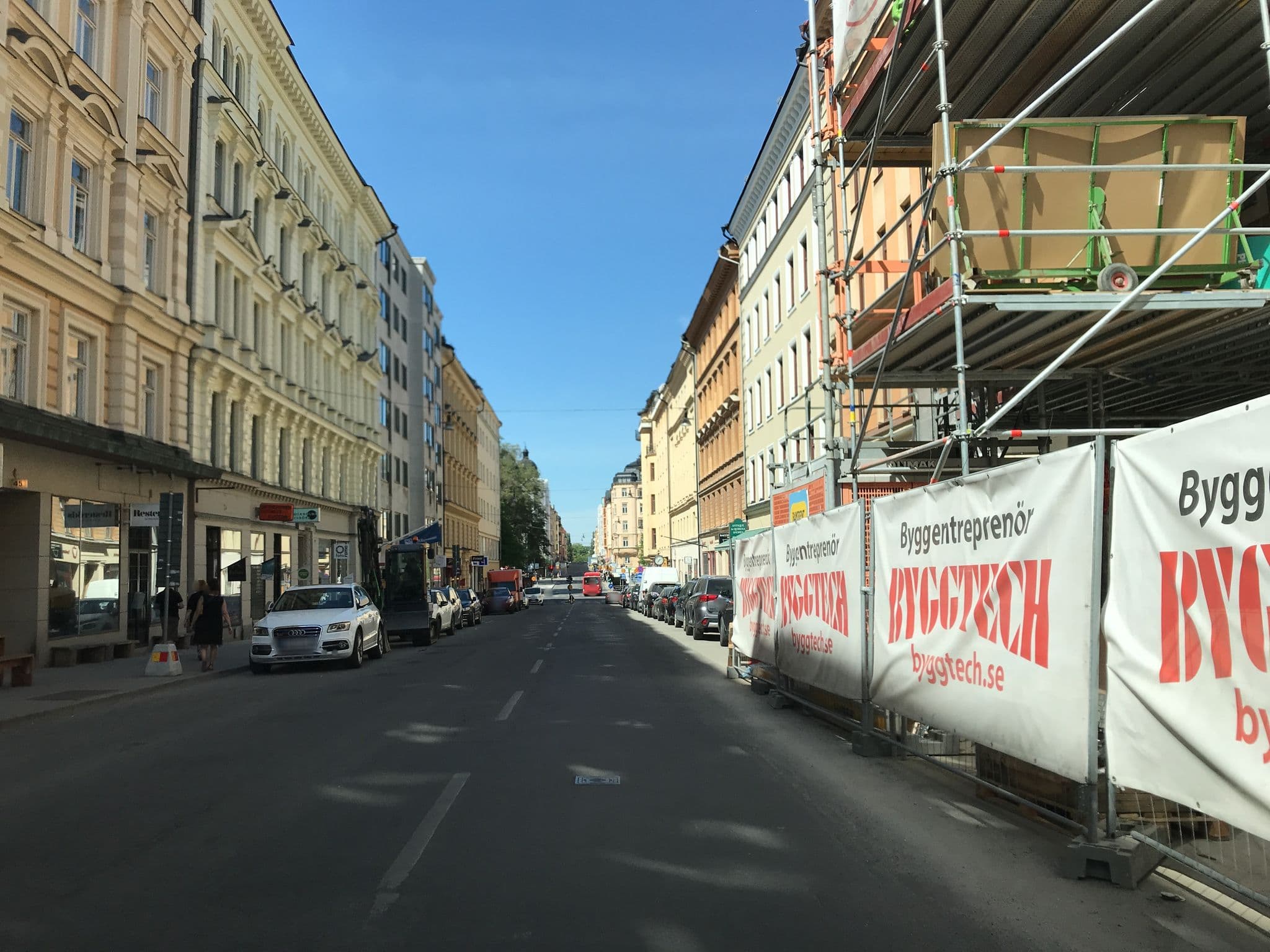 Street view near Scandic Go, Kungsholmen — © andreas_p (CC BY-SA · Mapillary)