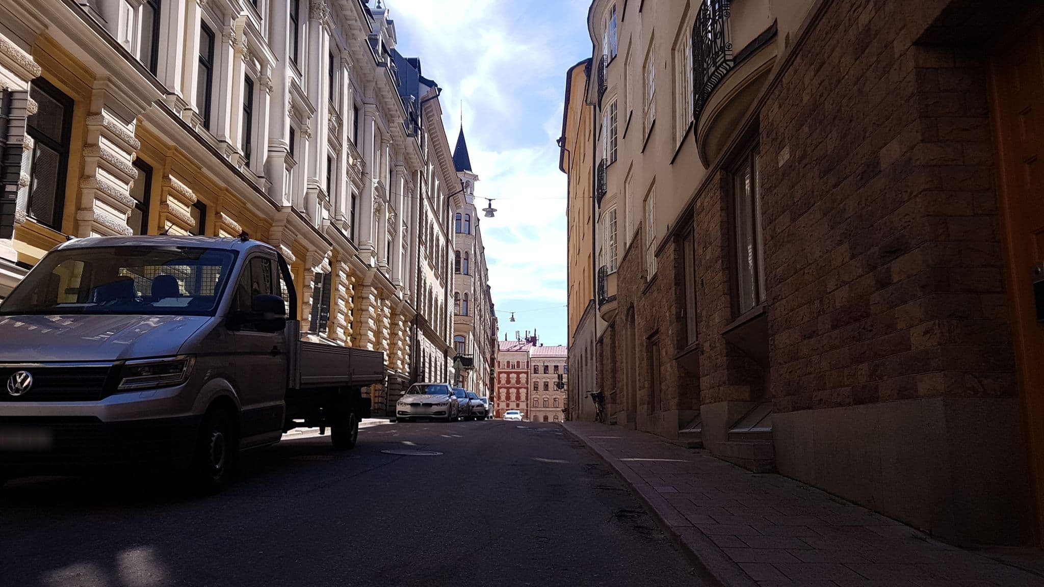 Street view near Jailbird, Östermalm — © haxpett (CC BY-SA · Mapillary)