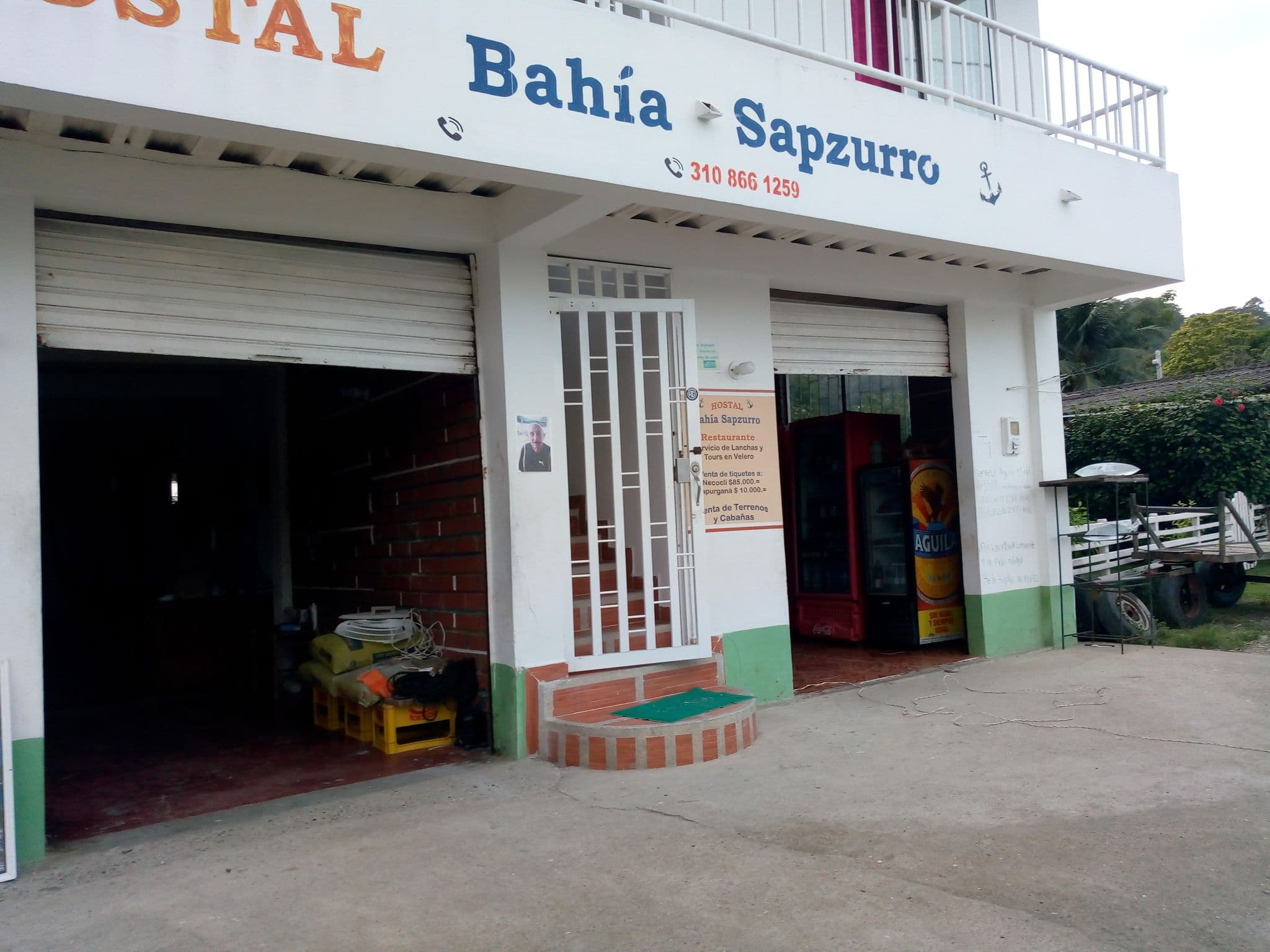 Street view near Hostal Bahia Sapzurro, Capurganá — © kleper (CC BY-SA · Mapillary)