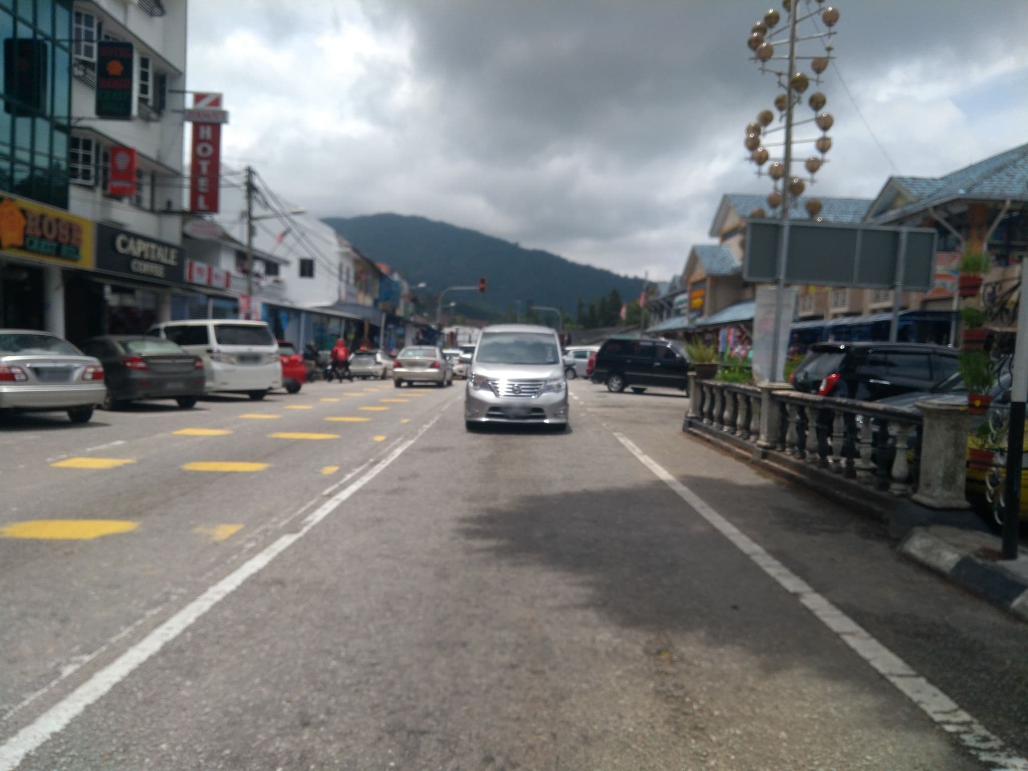 Street view near Sheah Ming Hotel, Tanah Rata — © remonet (CC BY-SA · Mapillary)