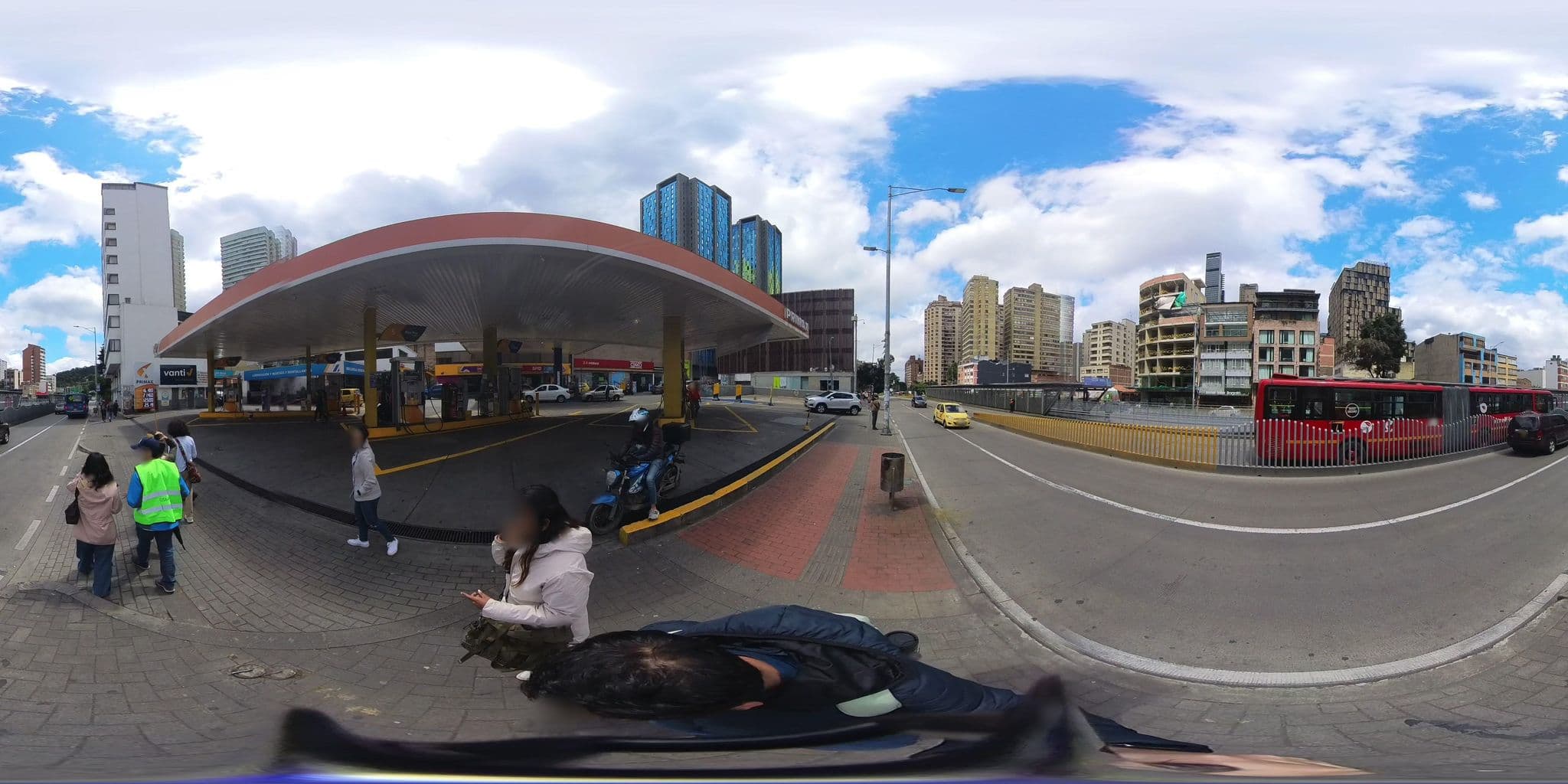 Street view near Hotel Inter Bogotá, Bogotá