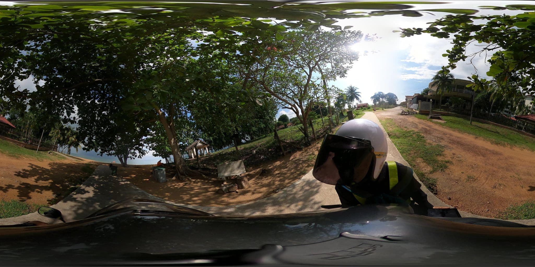 Street view near Sunset at Thistle Resort beach, Kampung Teluk Kemang — © ahlang2 (CC BY-SA · Mapillary)