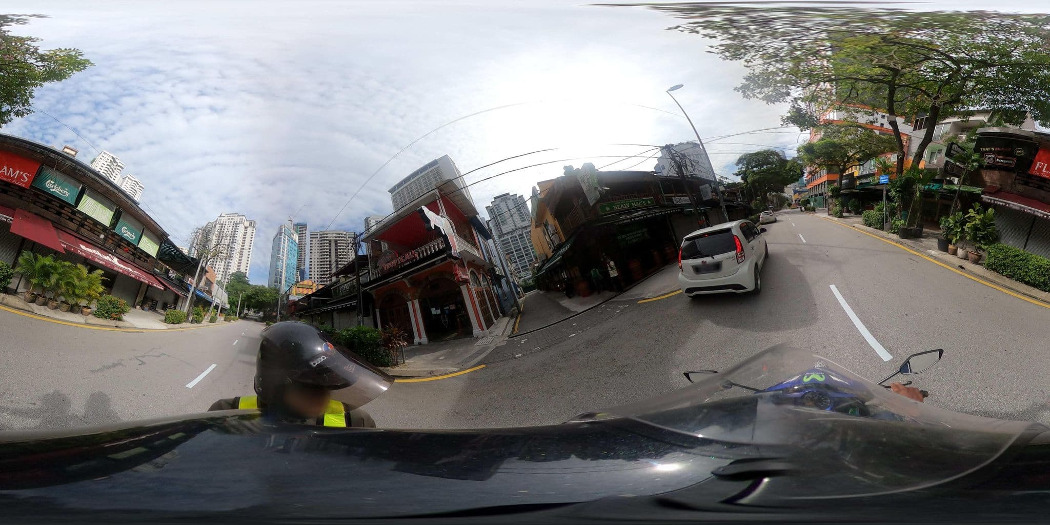 Street view near Hotel Nida, Bukit Bintang — © ahlang2 (CC BY-SA · Mapillary)