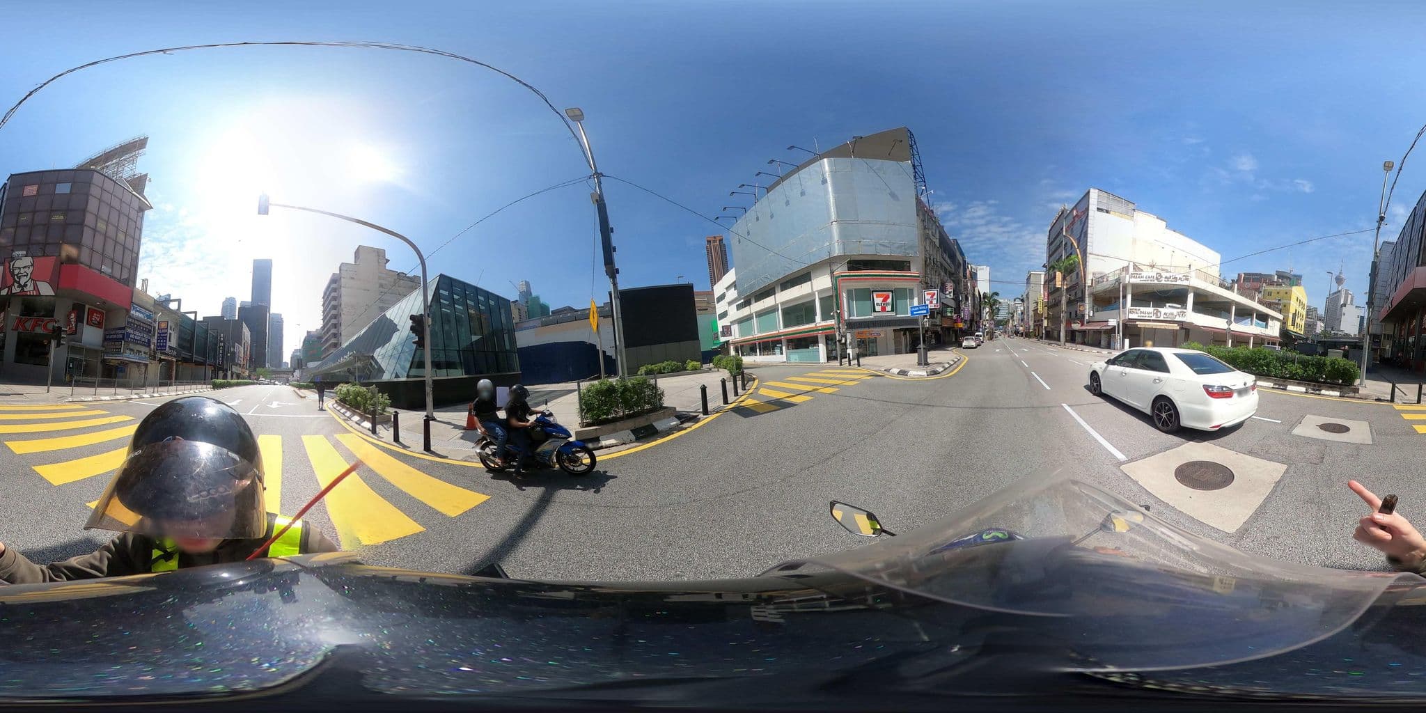 Street view near Funky Town Guest House - WiFi & Laundry, Bukit Bintang — © ahlang2 (CC BY-SA · Mapillary)