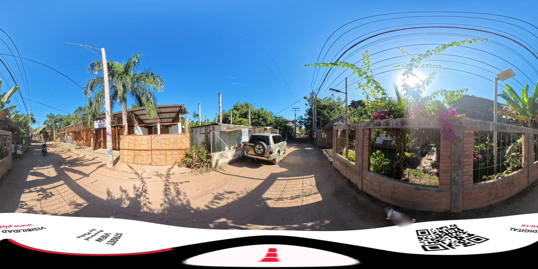 Street view near Palomino Breeze Hostel, Dibulla — © Pleka (CC BY-SA · Mapillary)