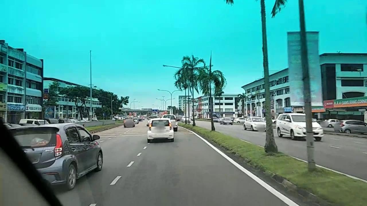 Street view near Budget & Comfort Rooms, Kuching — © roadroid (CC BY-SA · Mapillary)