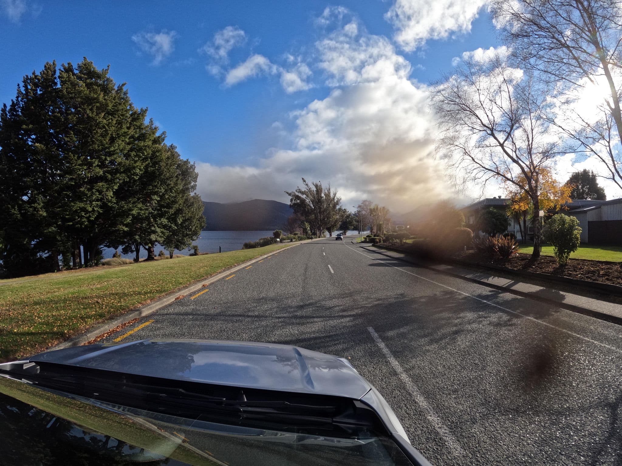 Street view near Kingsgate Hotel, Te Anau — © skillsy (CC BY-SA · Mapillary)