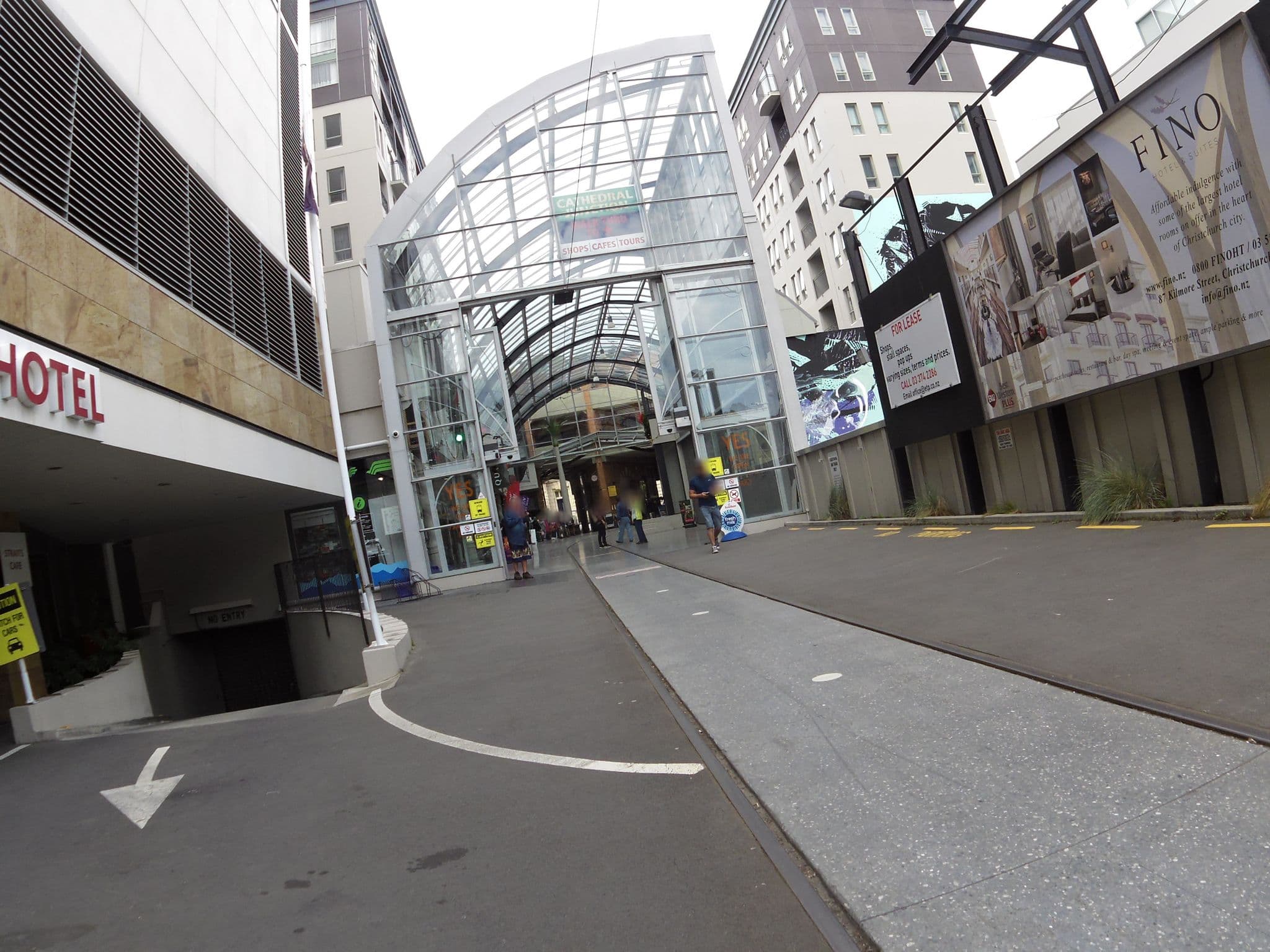 Street view near Rendezvous Hotel Christchurch, Christchurch — © skillsy (CC BY-SA · Mapillary)