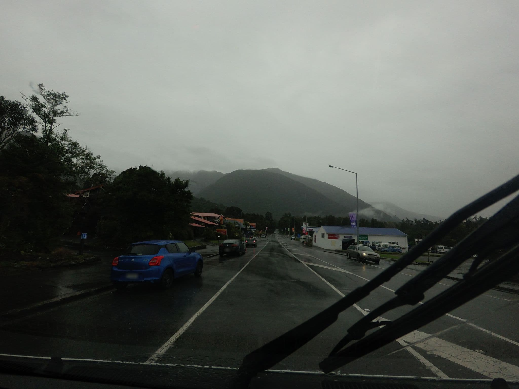 Street view near Heartland Hotel Fox Glacier, Waikowhai — © mishari (CC BY-SA · Mapillary)