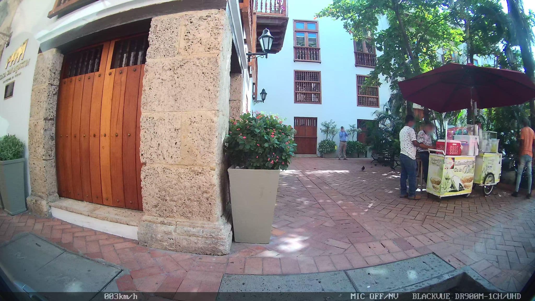 Street view near Casa San Agustín, Cartagena