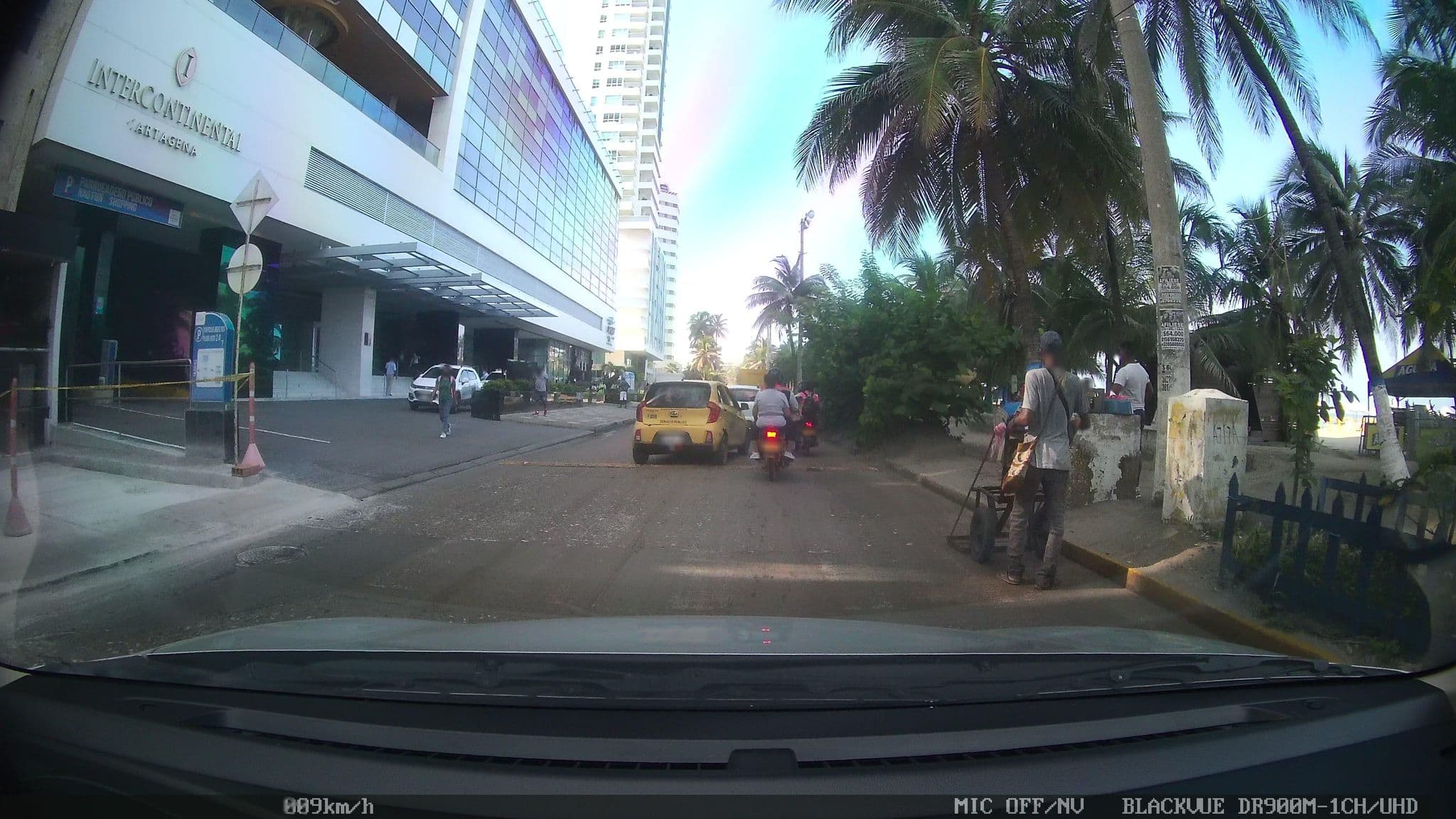 Street view near Intercontinental, Cartagena