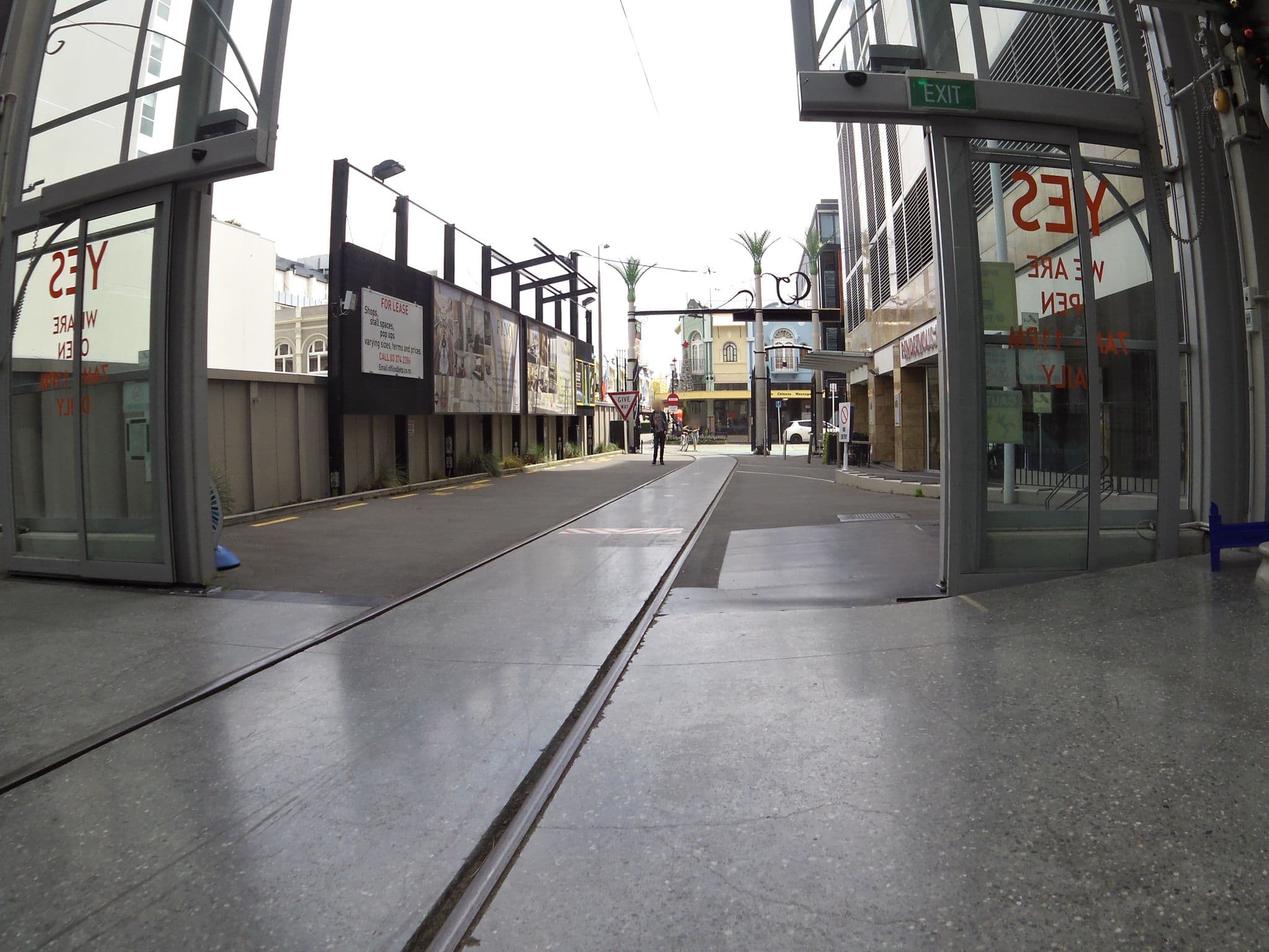 Street view near YHA Christchurch, Christchurch — © skillsy (CC BY-SA · Mapillary)