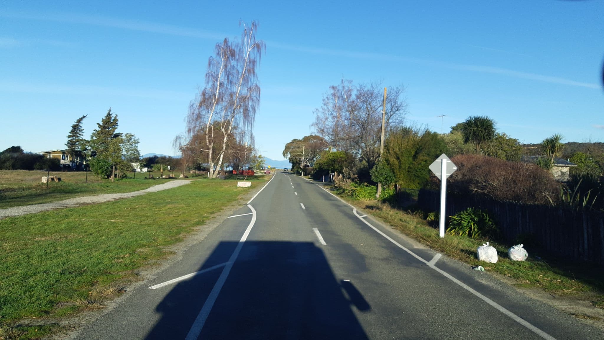 Street view near Secret Garden Lodge, Motueka — © 3stripes (CC BY-SA · Mapillary)
