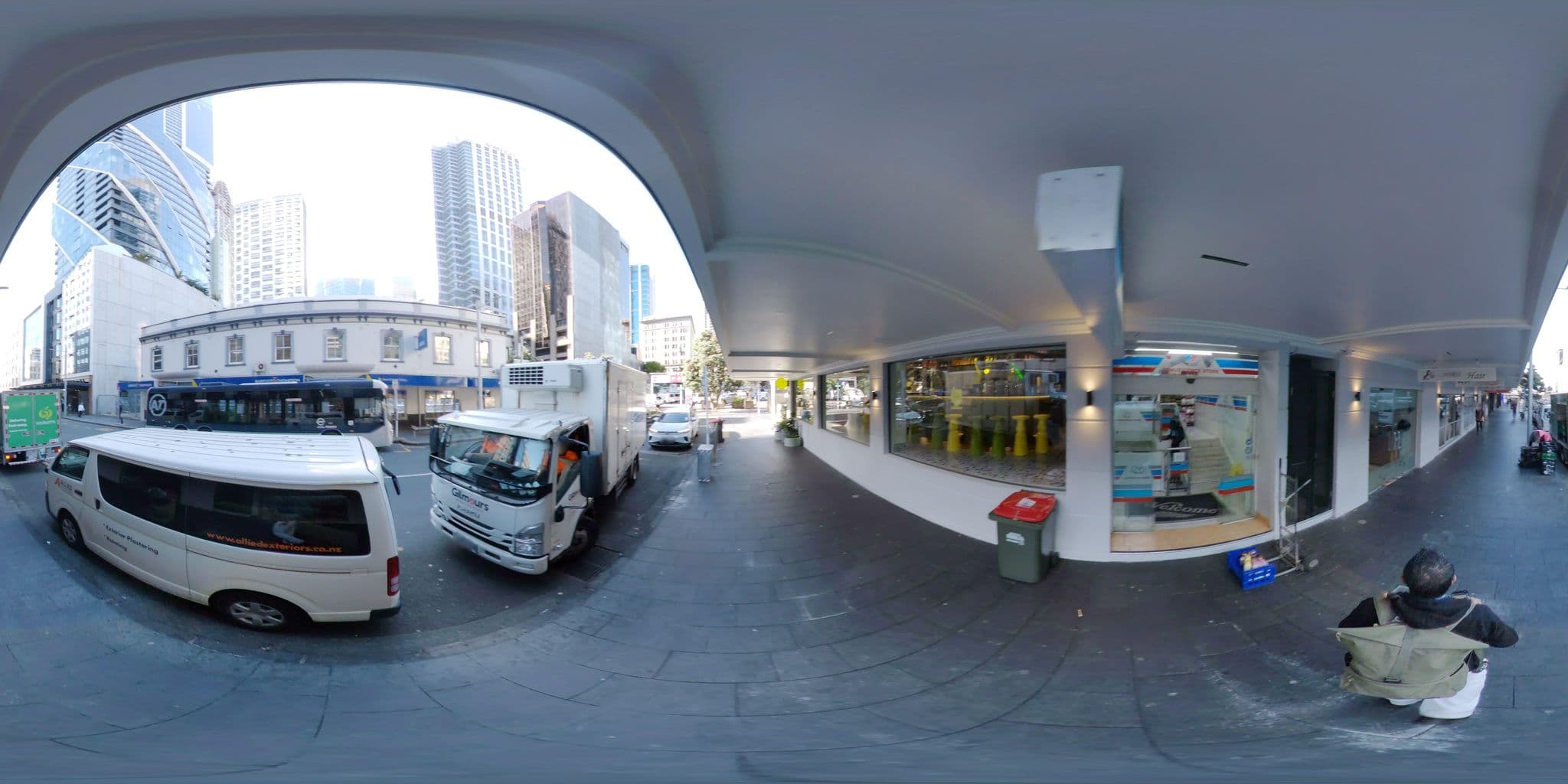 Street view near Nomads backpackers, Auckland — © mapconcierge (CC BY-SA · Mapillary)