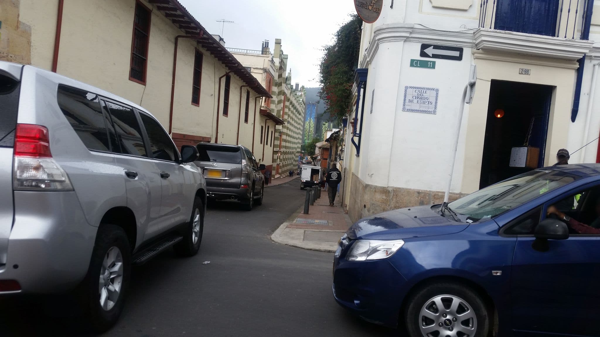 Street view near Granada Hostel, Bogotá