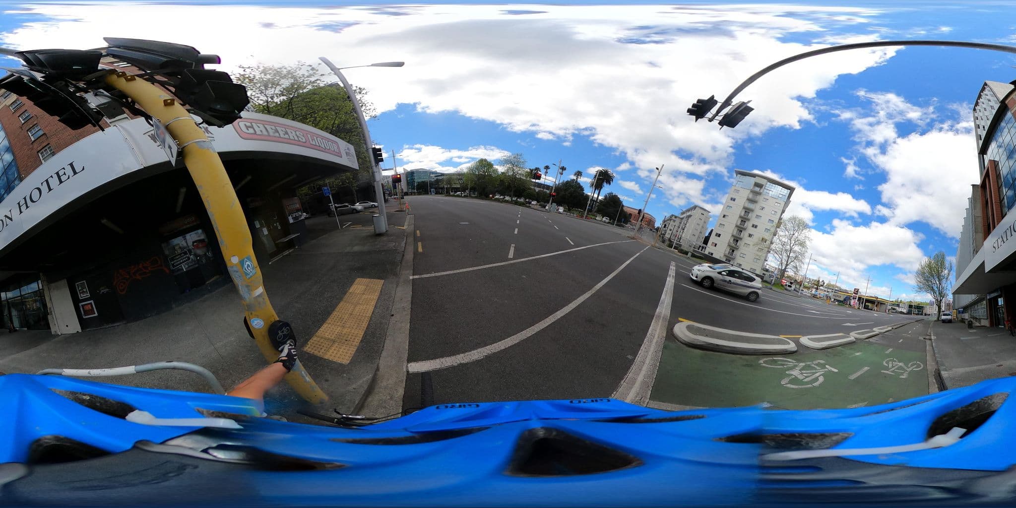 Street view near Arena Hotel/hostel, Auckland — © ralley (CC BY-SA · Mapillary)