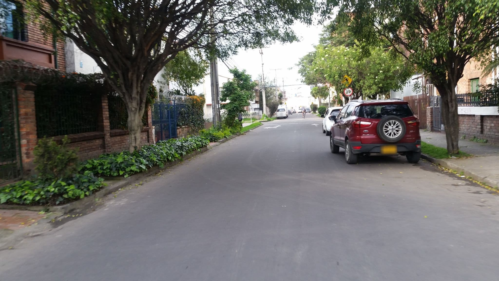 Street view near Palermo house, Bogotá