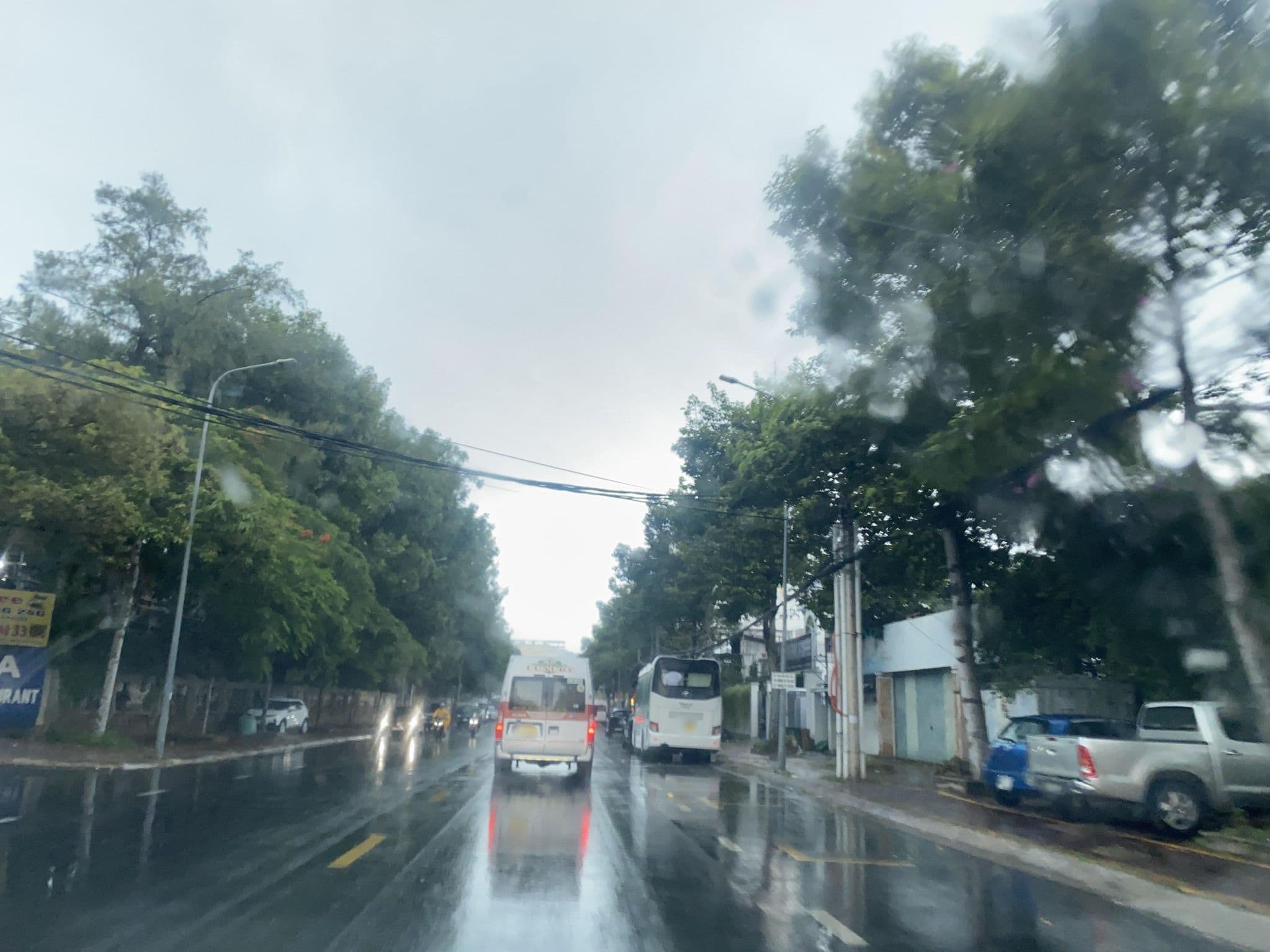 Street view near Thien Hoang Hotel, Vũng Tàu — © DriveWithHoang (CC BY-SA · Mapillary)