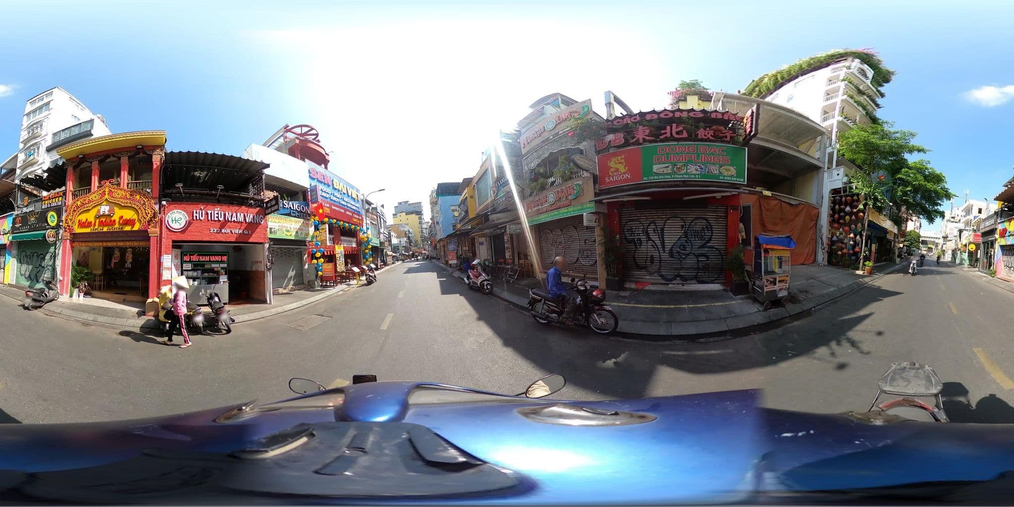 Street view near Cosman Hostel, Quận Ba — © bemaps_1pd (CC BY-SA · Mapillary)