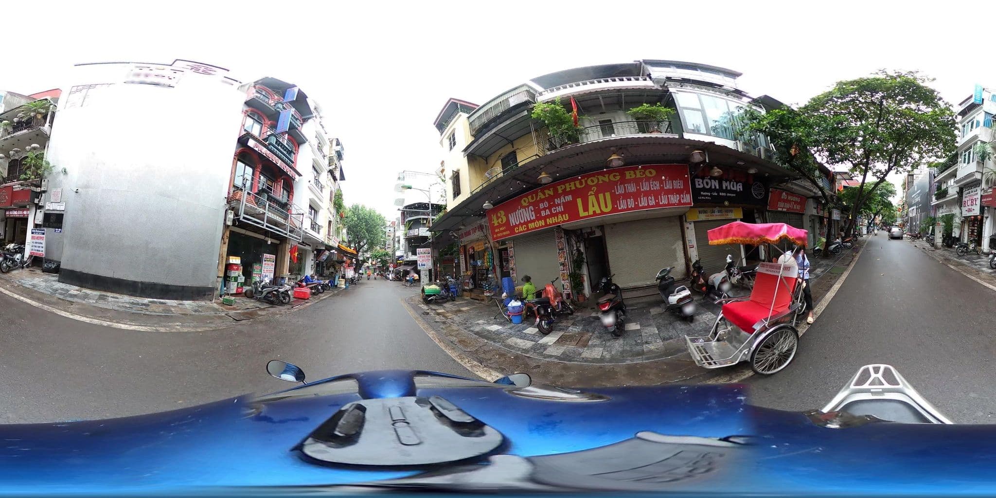 Street view near Hanoi Sport Hotel, Hoàn Kiếm — © bemaps_1pd (CC BY-SA · Mapillary)