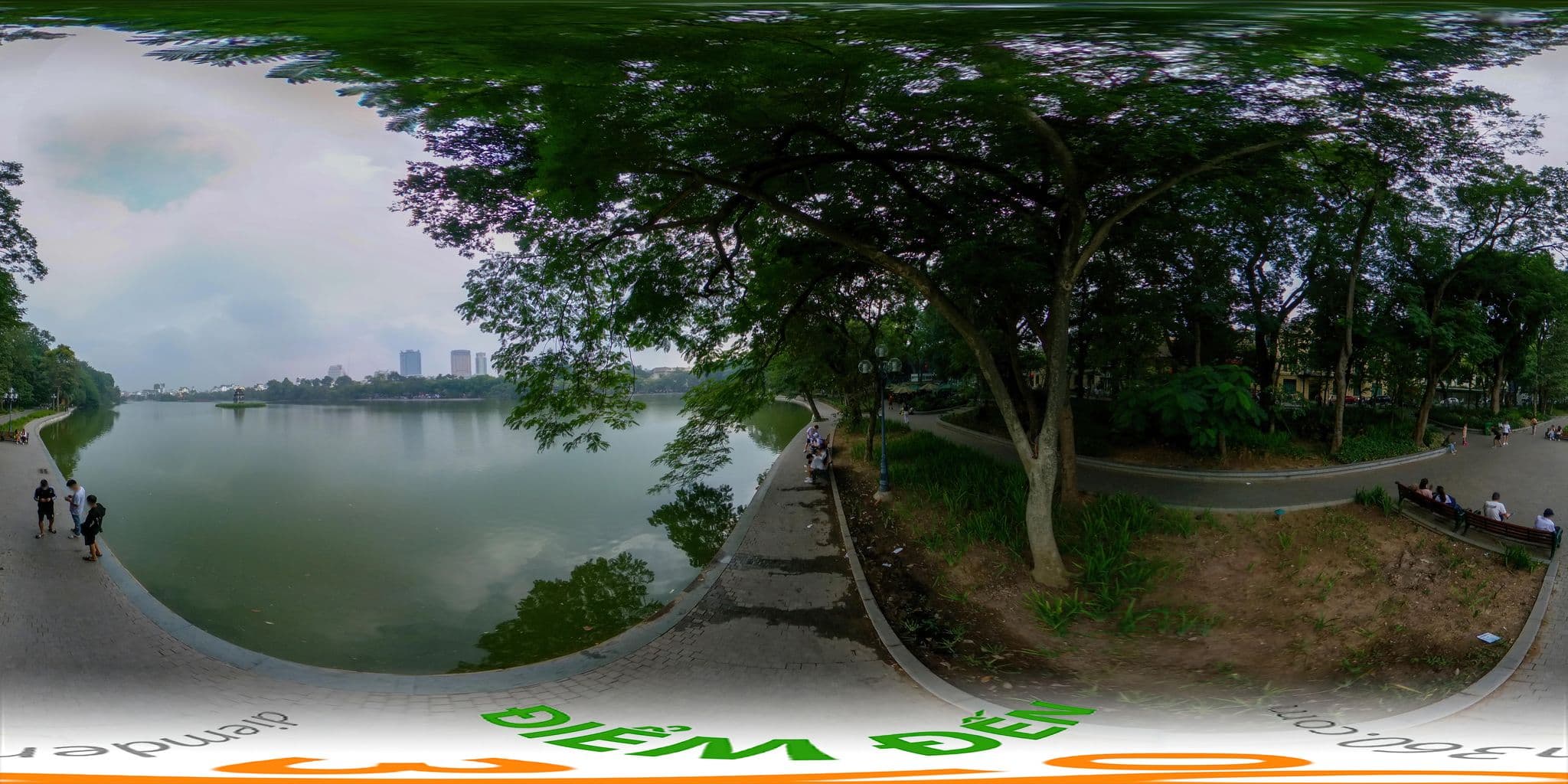 Street view near Topas Ecolodge, Hoàn Kiếm — © diemden360 (CC BY-SA · Mapillary)