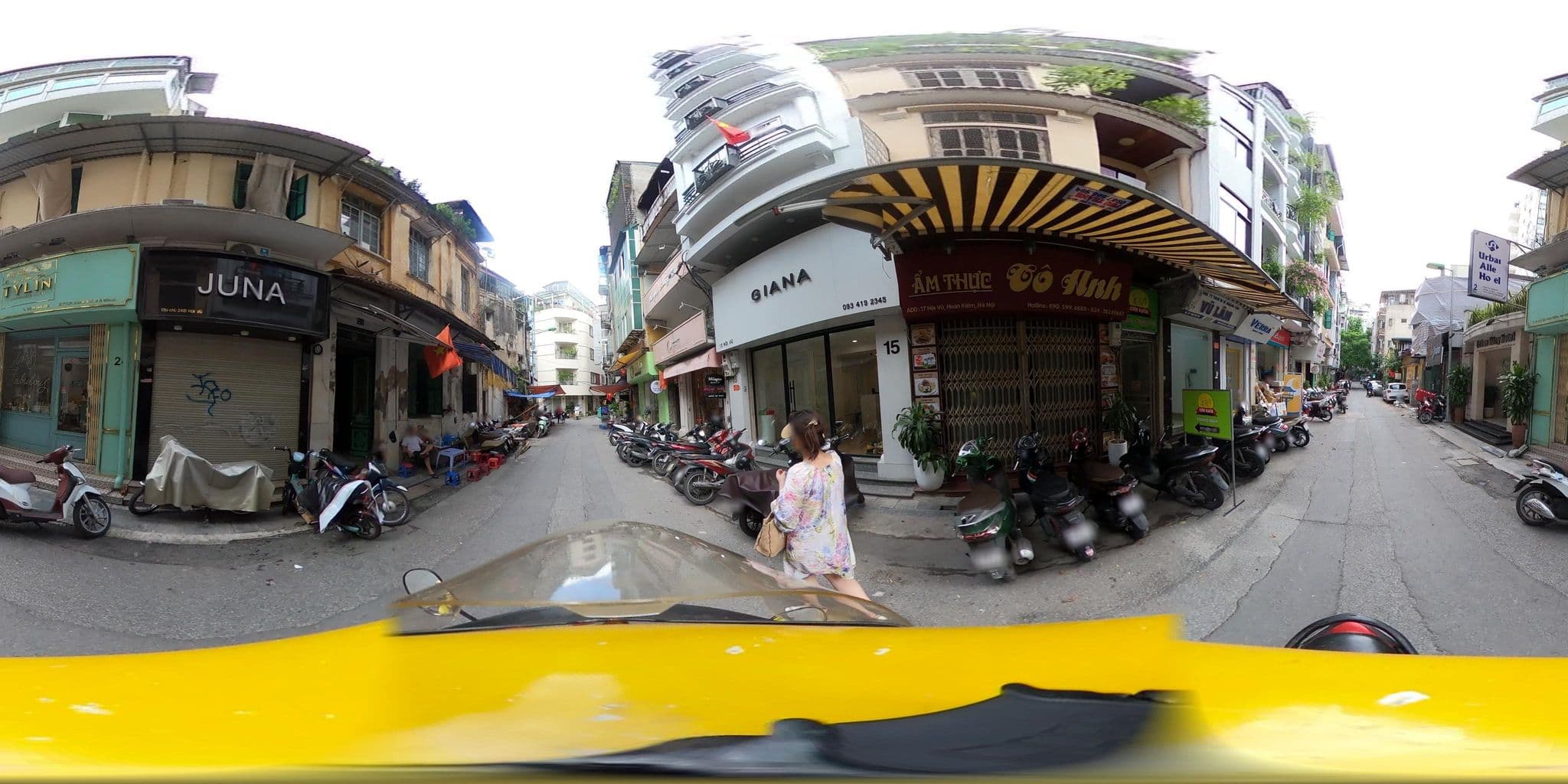 Street view near Urban Alley Hotel, Hoàn Kiếm — © bemaps_hn_kien (CC BY-SA · Mapillary)