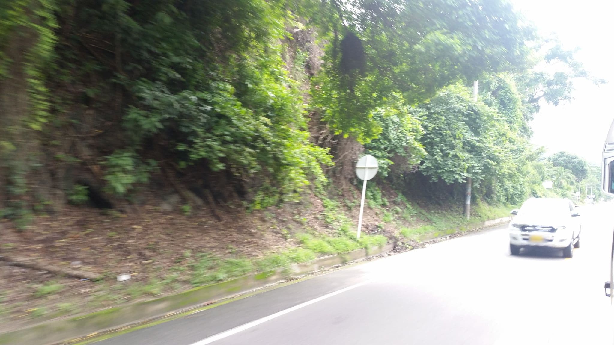 Street view near Hostal Cristal, Santa Marta