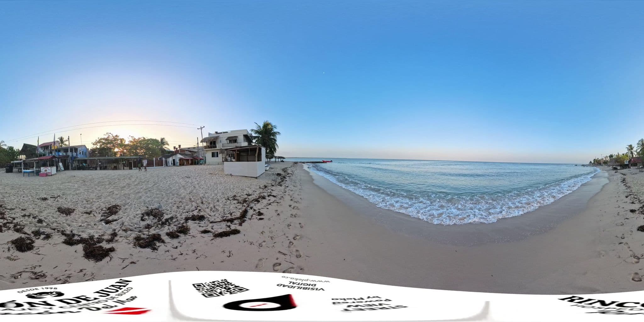 Street view near Cabaña Margaritas, San Onofre — © Pleka (CC BY-SA · Mapillary)