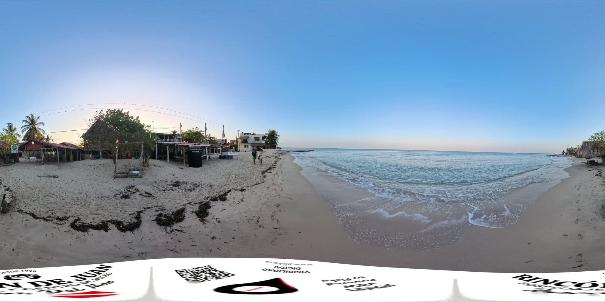 Street view near Cabaña Los Colores, San Onofre — © Pleka (CC BY-SA · Mapillary)