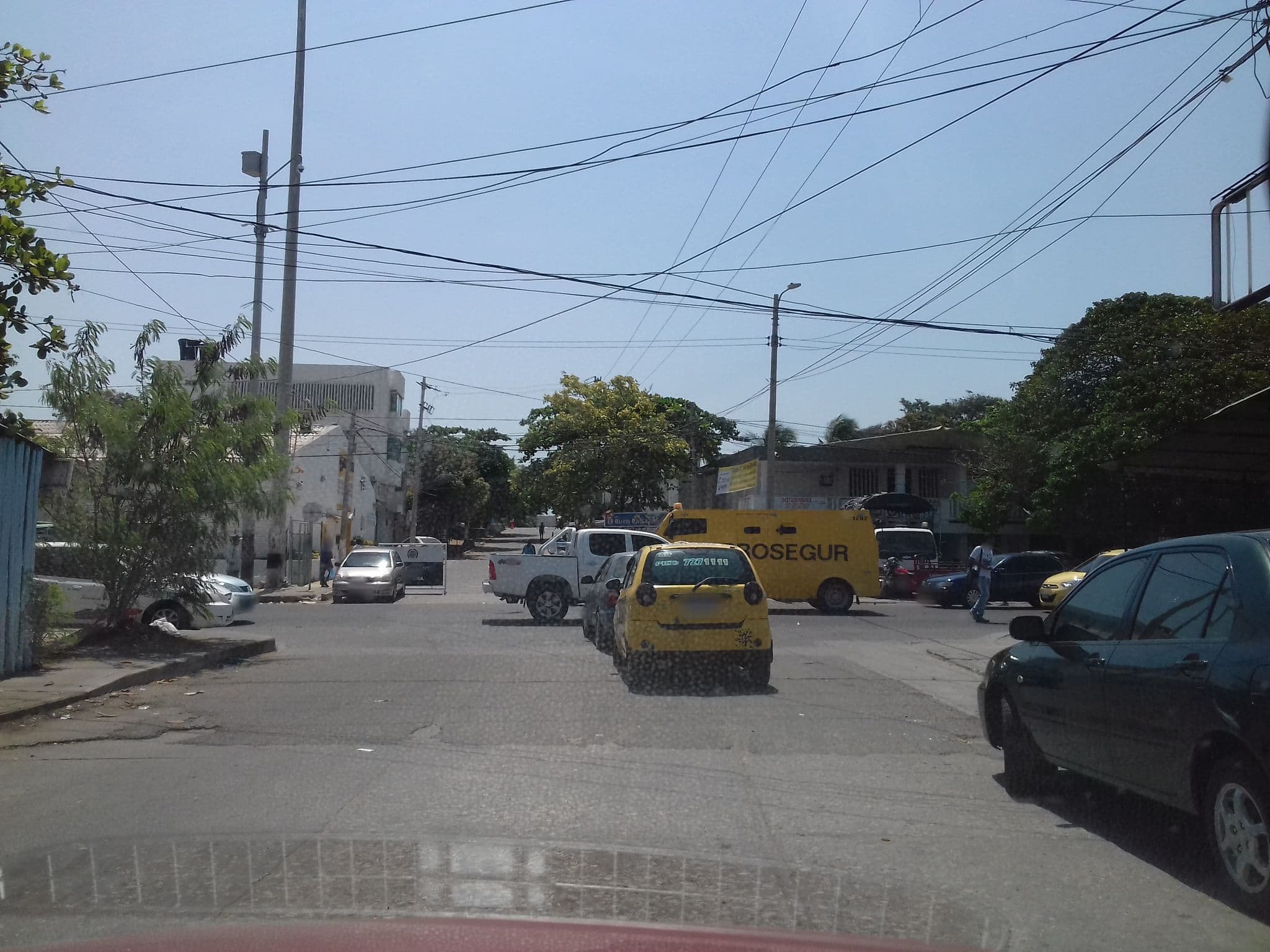 Street view near Hotel Baruj, Riohacha