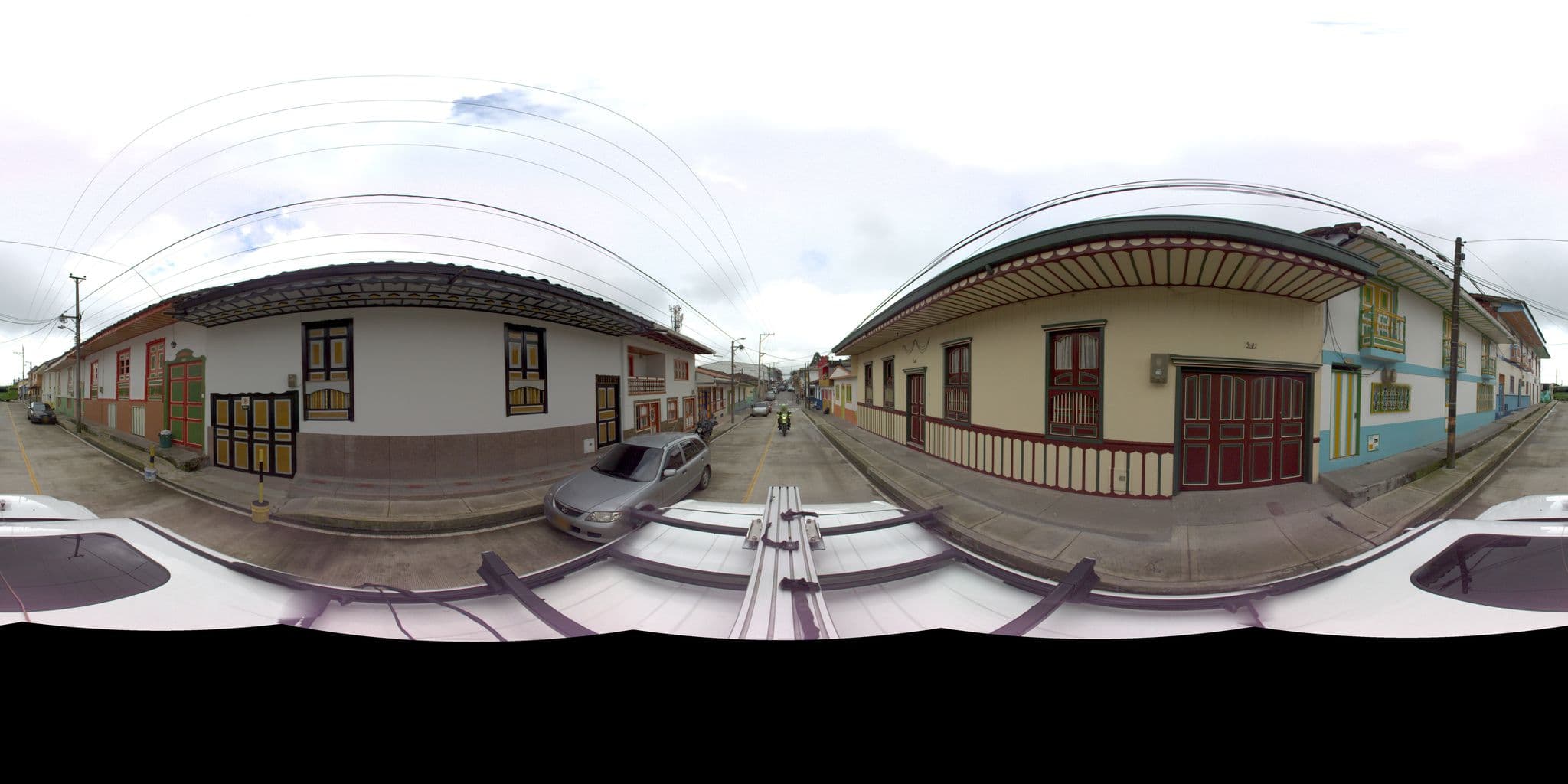 Street view near Hostal Cofiland, Filandia — © sarahantos (CC BY-SA · Mapillary)
