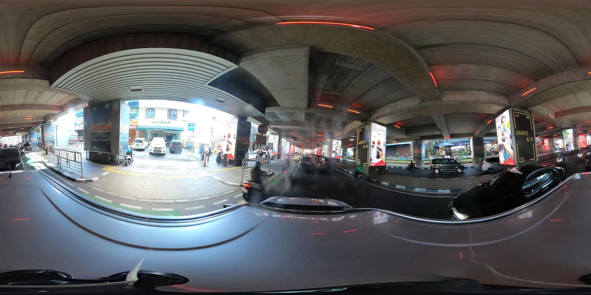 Street view near Hotel Losari Blok M, Jakarta — © kaart5 (CC BY-SA · Mapillary)