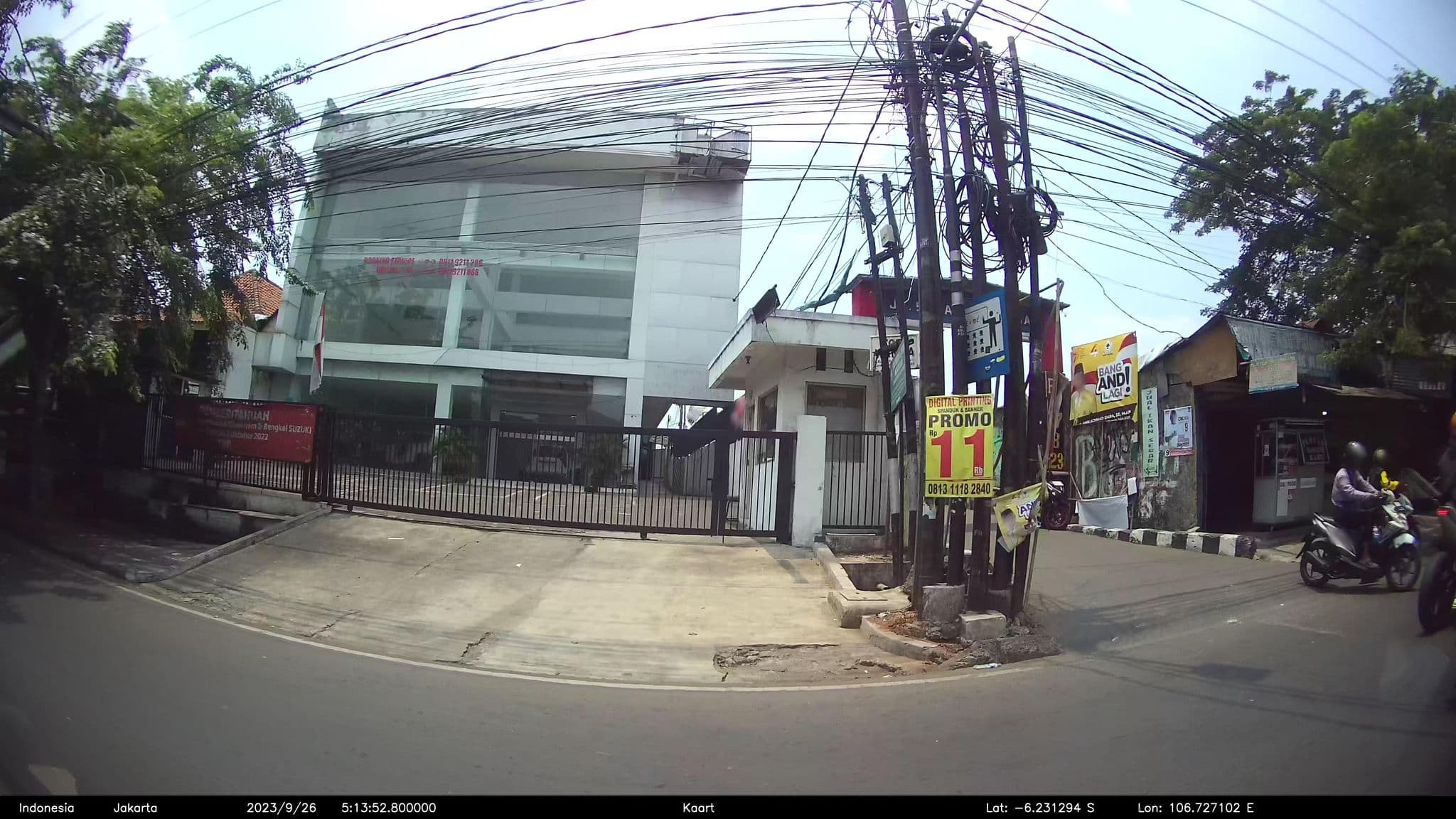 Street view near Tope's Den, Ciputat — © kaart_2 (CC BY-SA · Mapillary)