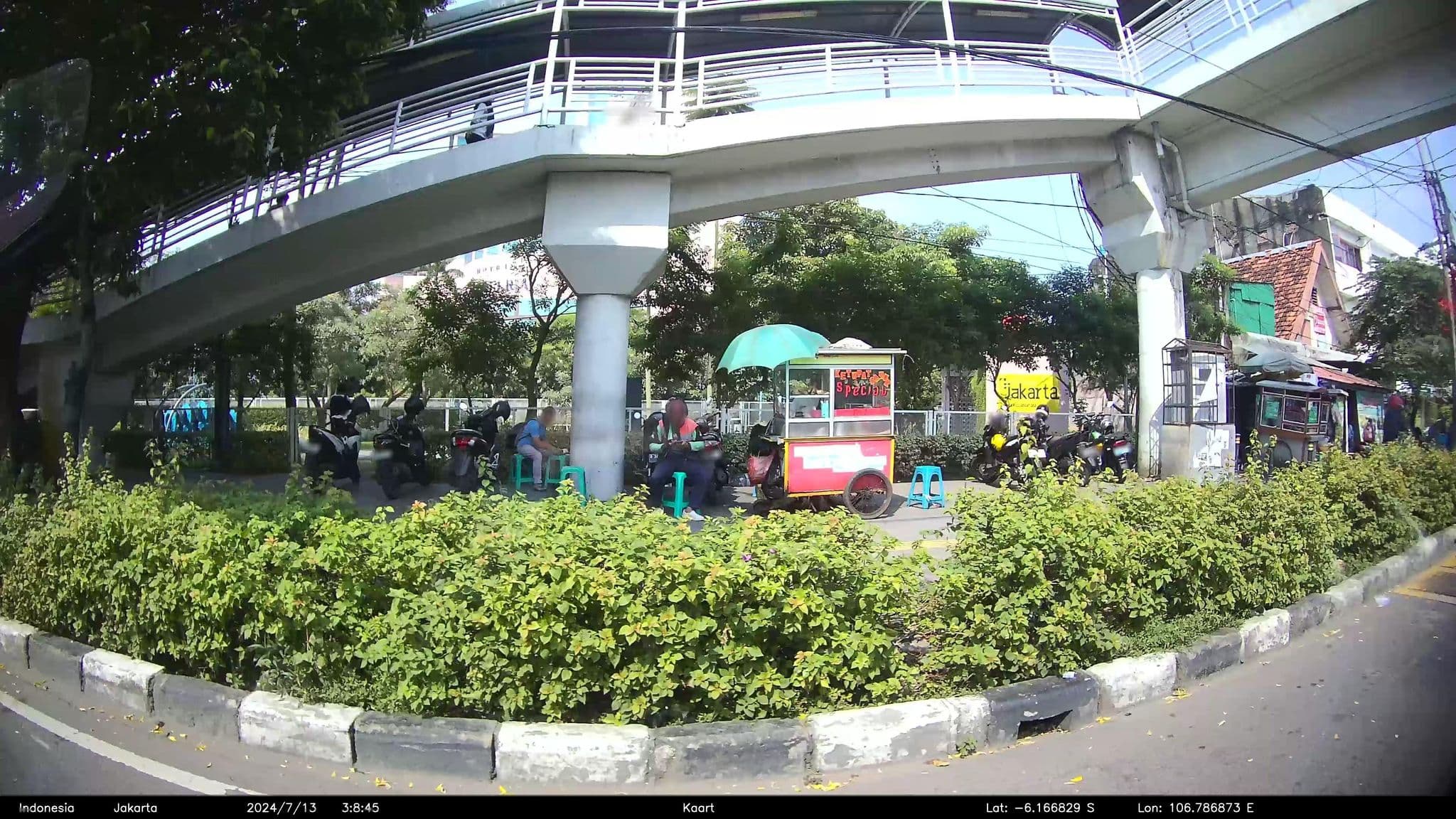 Street view near Comfy Territory, Jakarta — © kaartcam (CC BY-SA · Mapillary)