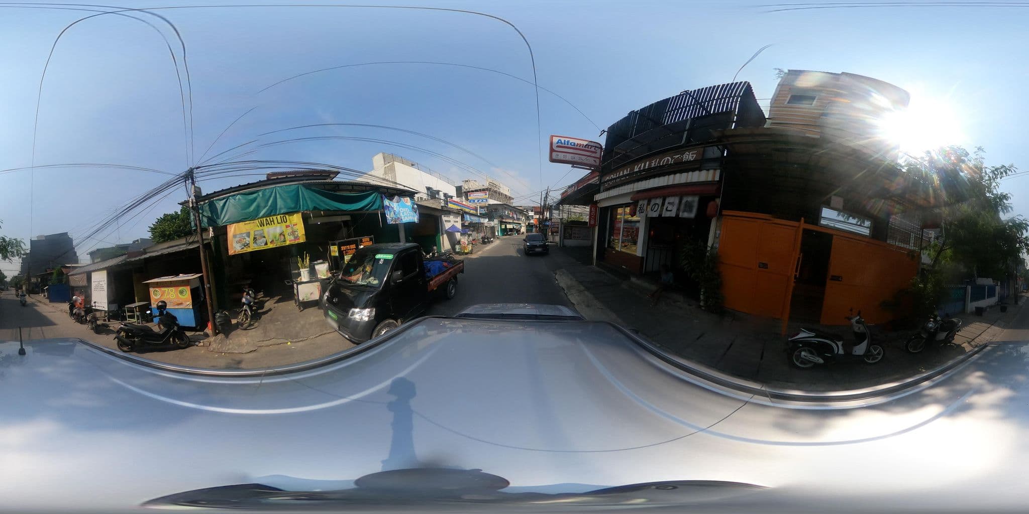 Street view near Feliz guest house, Jakarta — © kaart_1 (CC BY-SA · Mapillary)