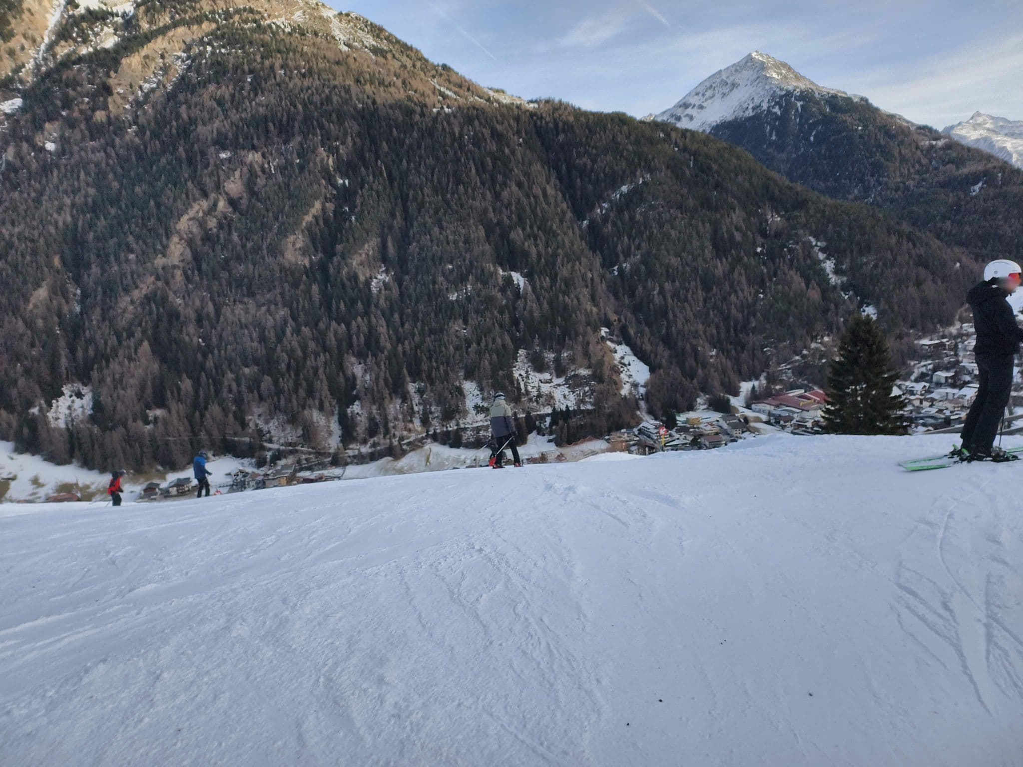 Street view near The Peak Hotel, Sölden