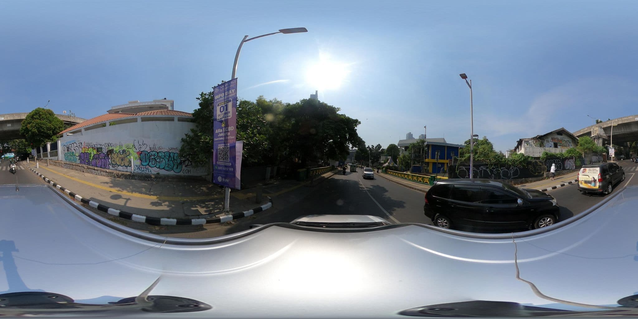 Street view near Hotel Pugly@Kemang, Jakarta — © kaart_1 (CC BY-SA · Mapillary)