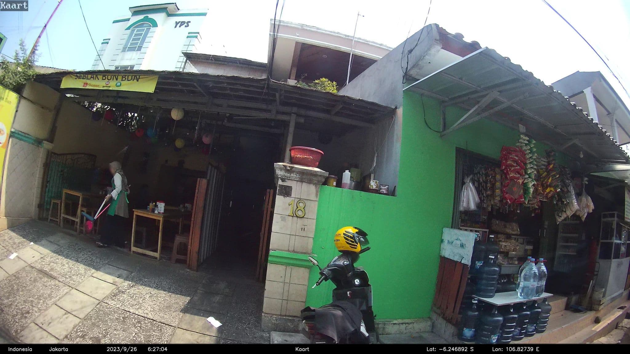 Street view near Kontrakan H Noni, Jakarta — © kaart_2 (CC BY-SA · Mapillary)