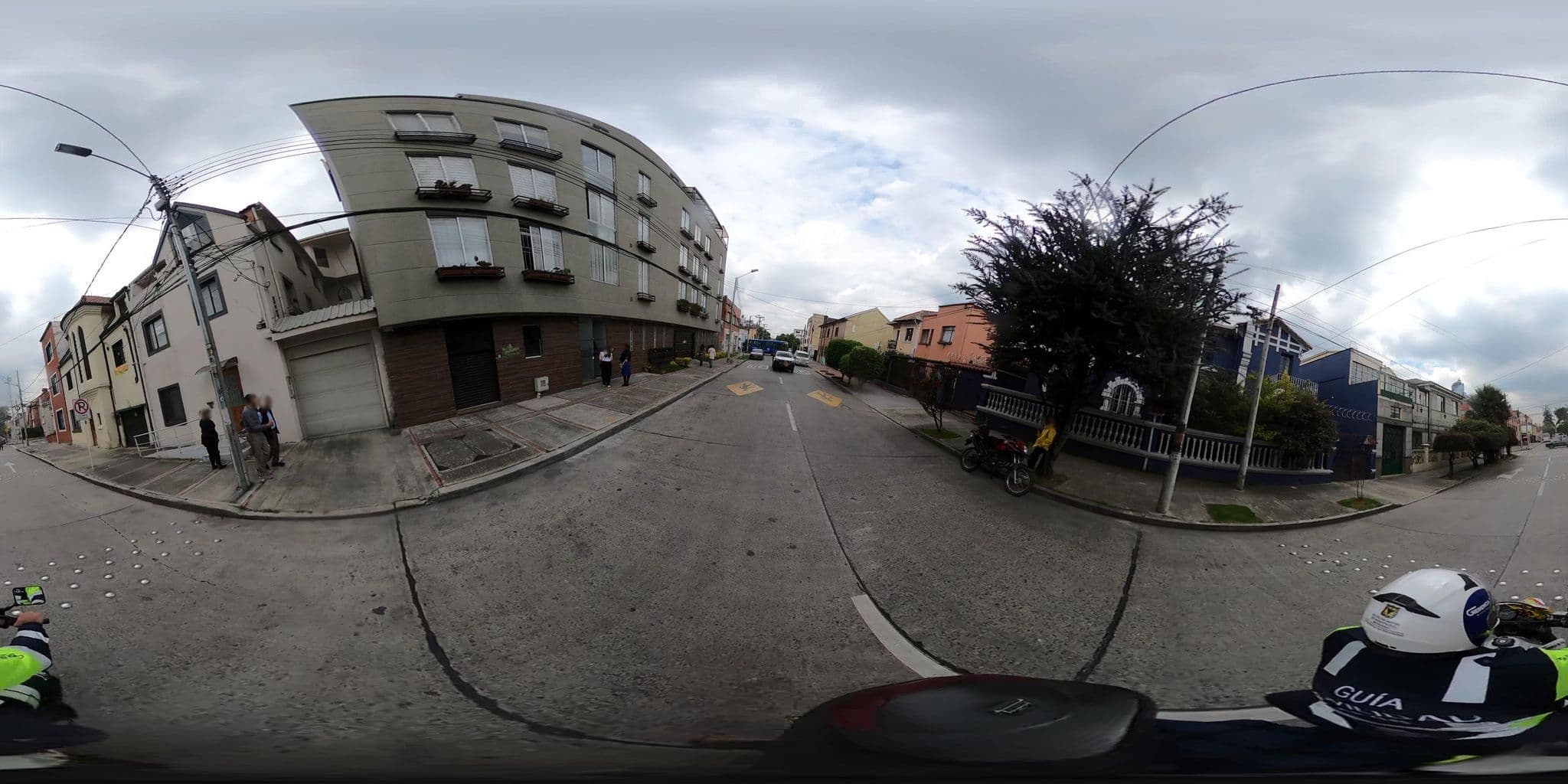 Street view near Hotel Andino Real, Bogotá