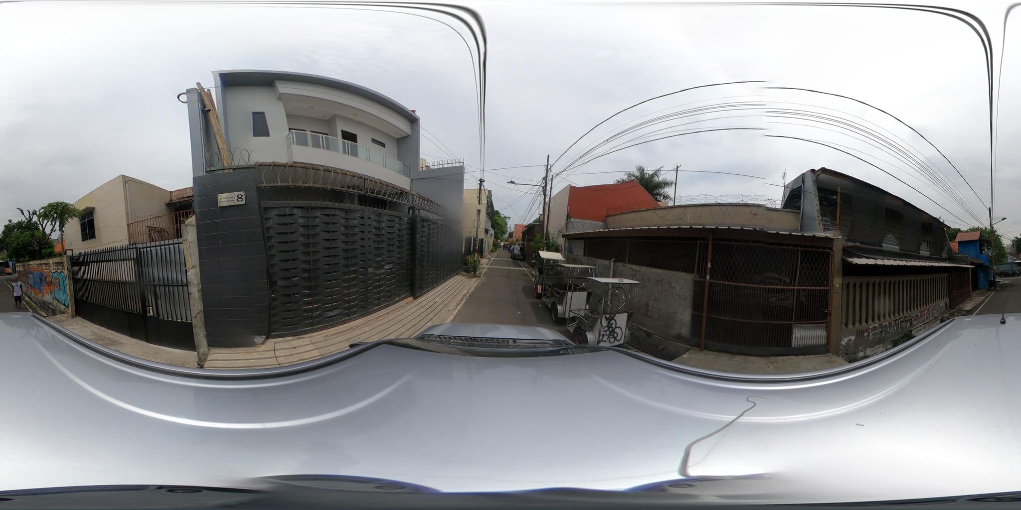 Street view near Hotel Garuda, Jakarta — © Kaart---360 (CC BY-SA · Mapillary)