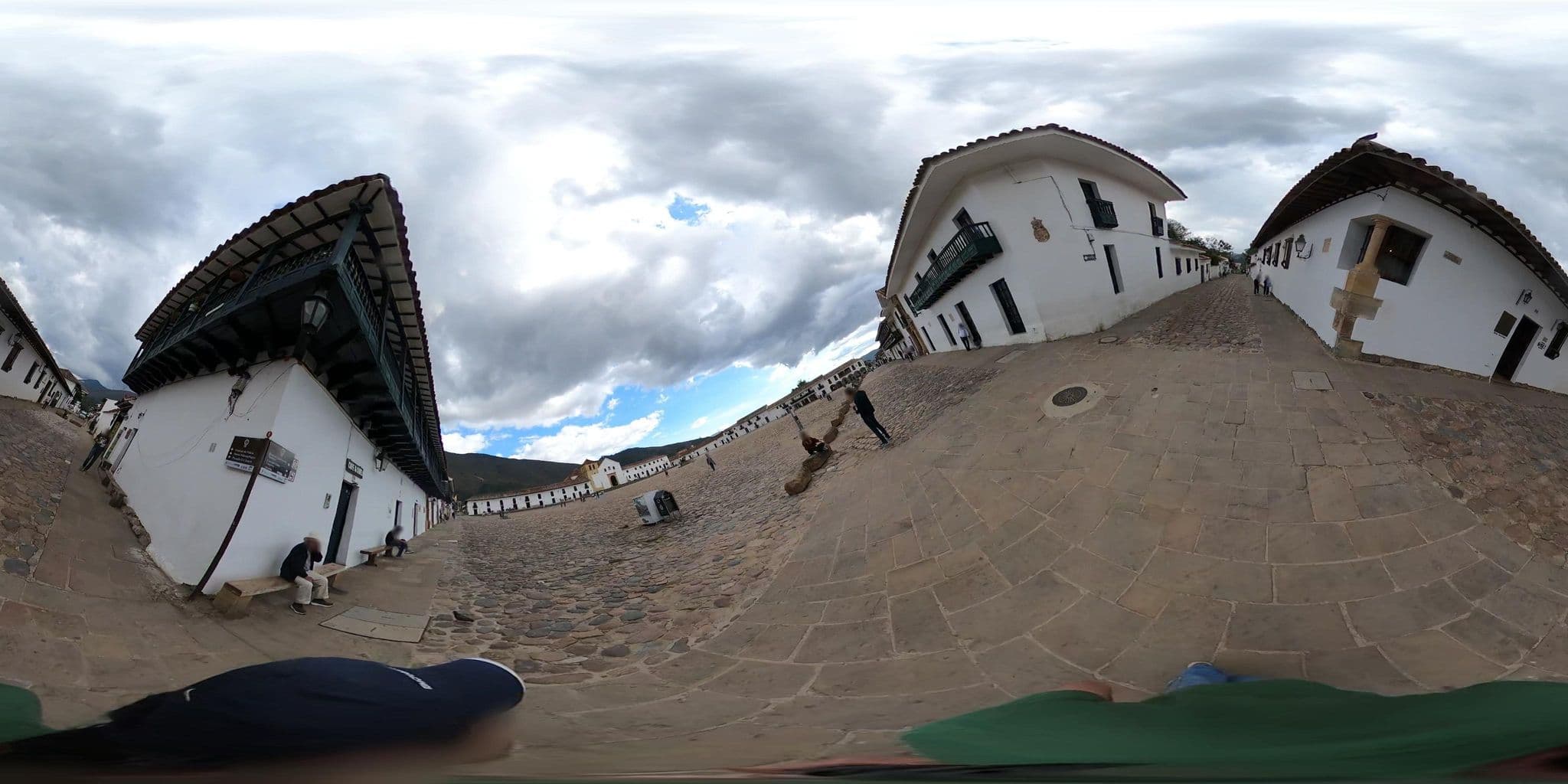Street view near Casa Alcestre, Villa de Leyva — © angoca (CC BY-SA · Mapillary)