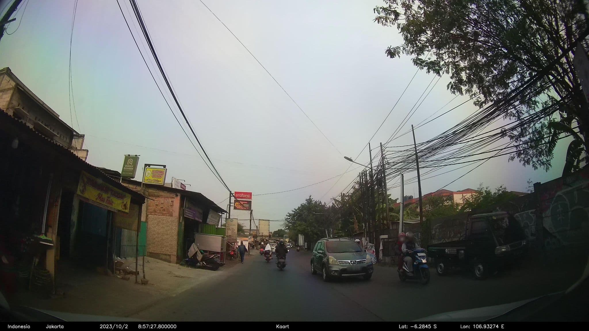 Street view near Rumah Rahman, Bekasi — © kaart5 (CC BY-SA · Mapillary)