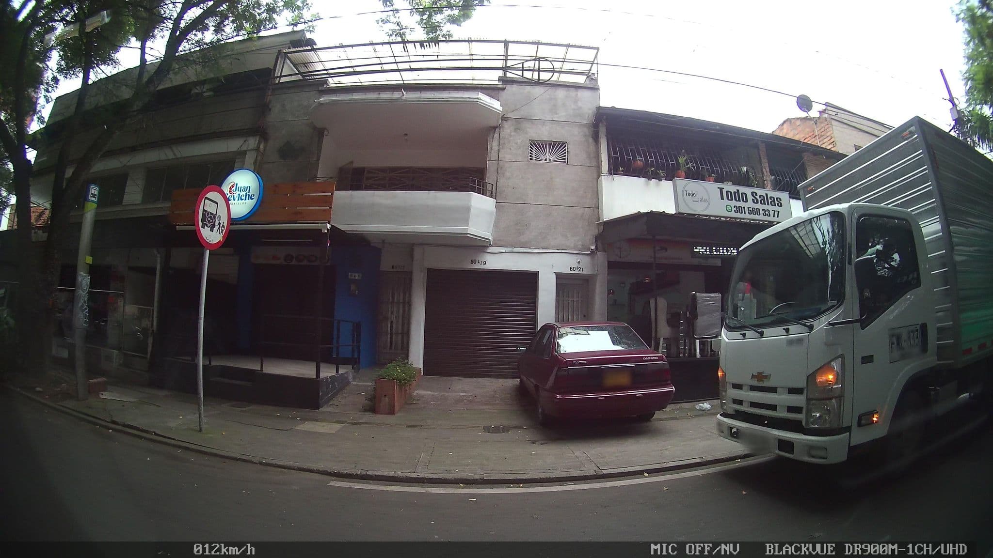 Street view near Casa Roberto Escobar Gaviria, Medellín