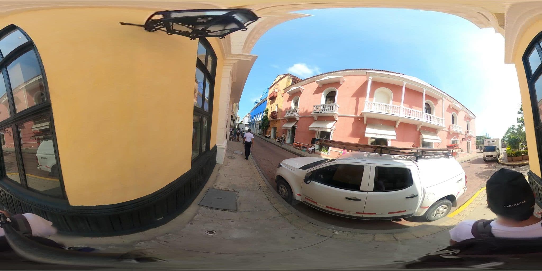 Street view near Santa Teresa, Cartagena