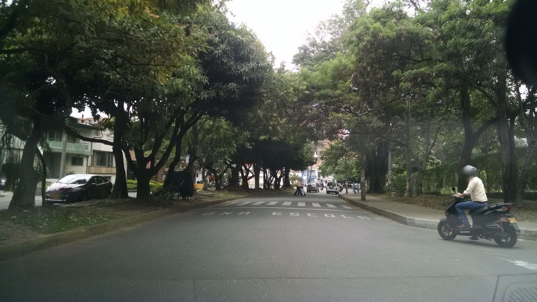 Street view near Hotel Poma Rosa, Medellín